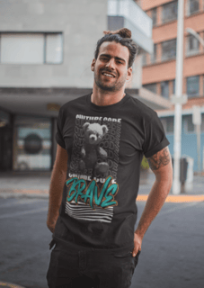 Camiseta Personalizada | Royal Red Clth. | Brave Black