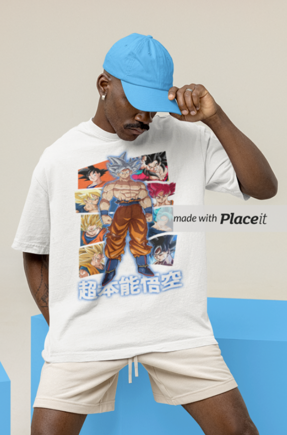 Camiseta Personalizada | Royal Red Clth. | Goku Ultra Instinct