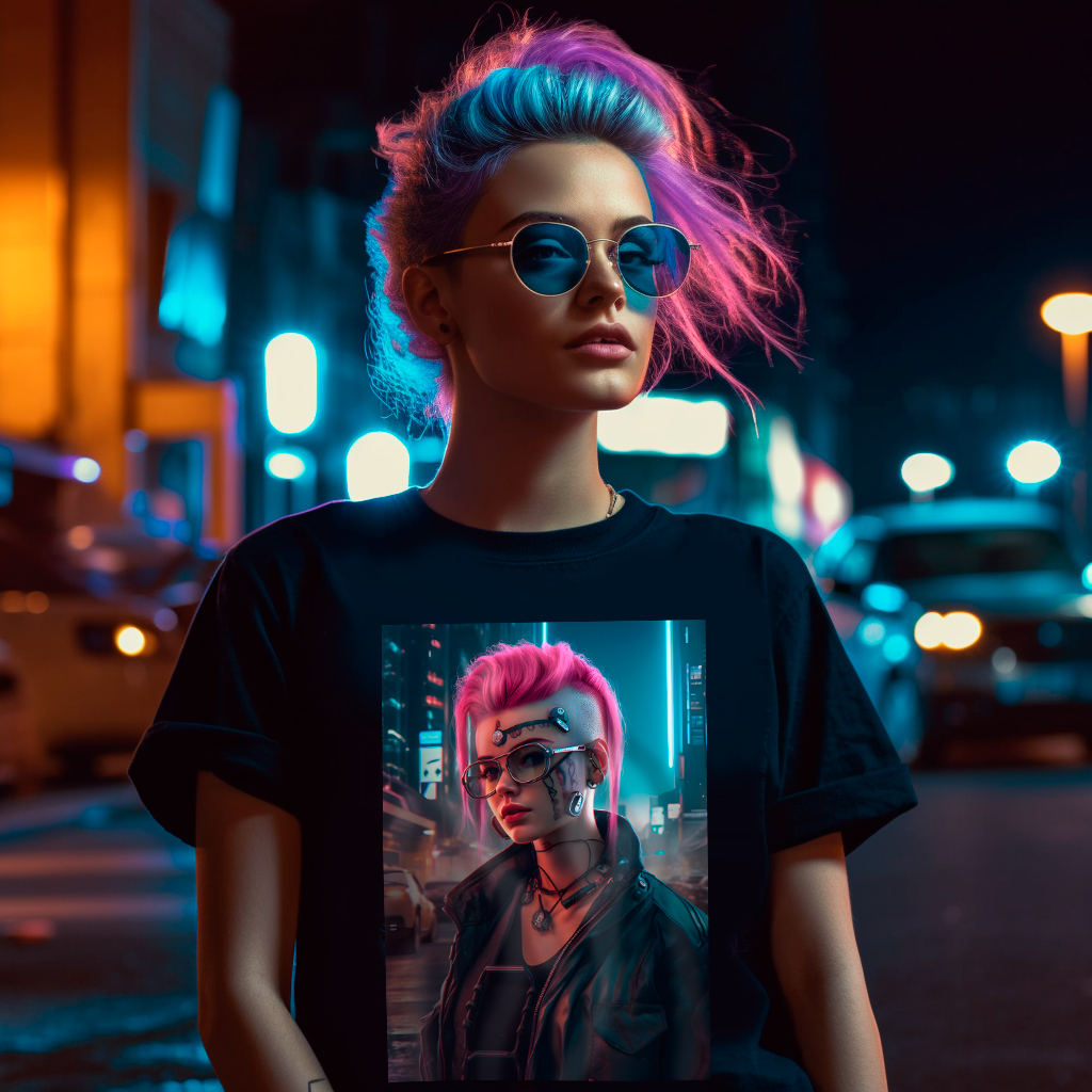 Nome do produto: Camiseta Cyberpunk
