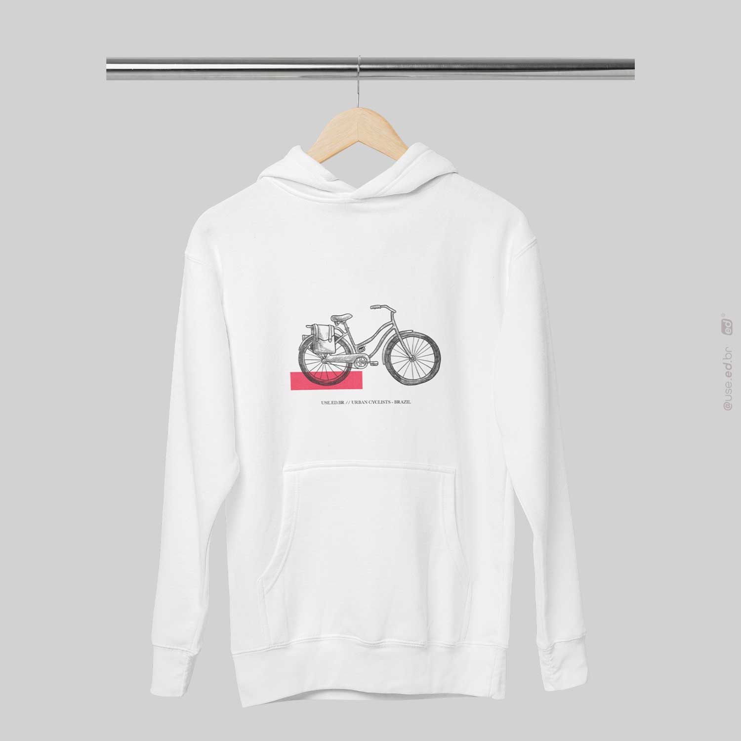 Nome do produto: Moletom Canguru Bike Vintage Cores