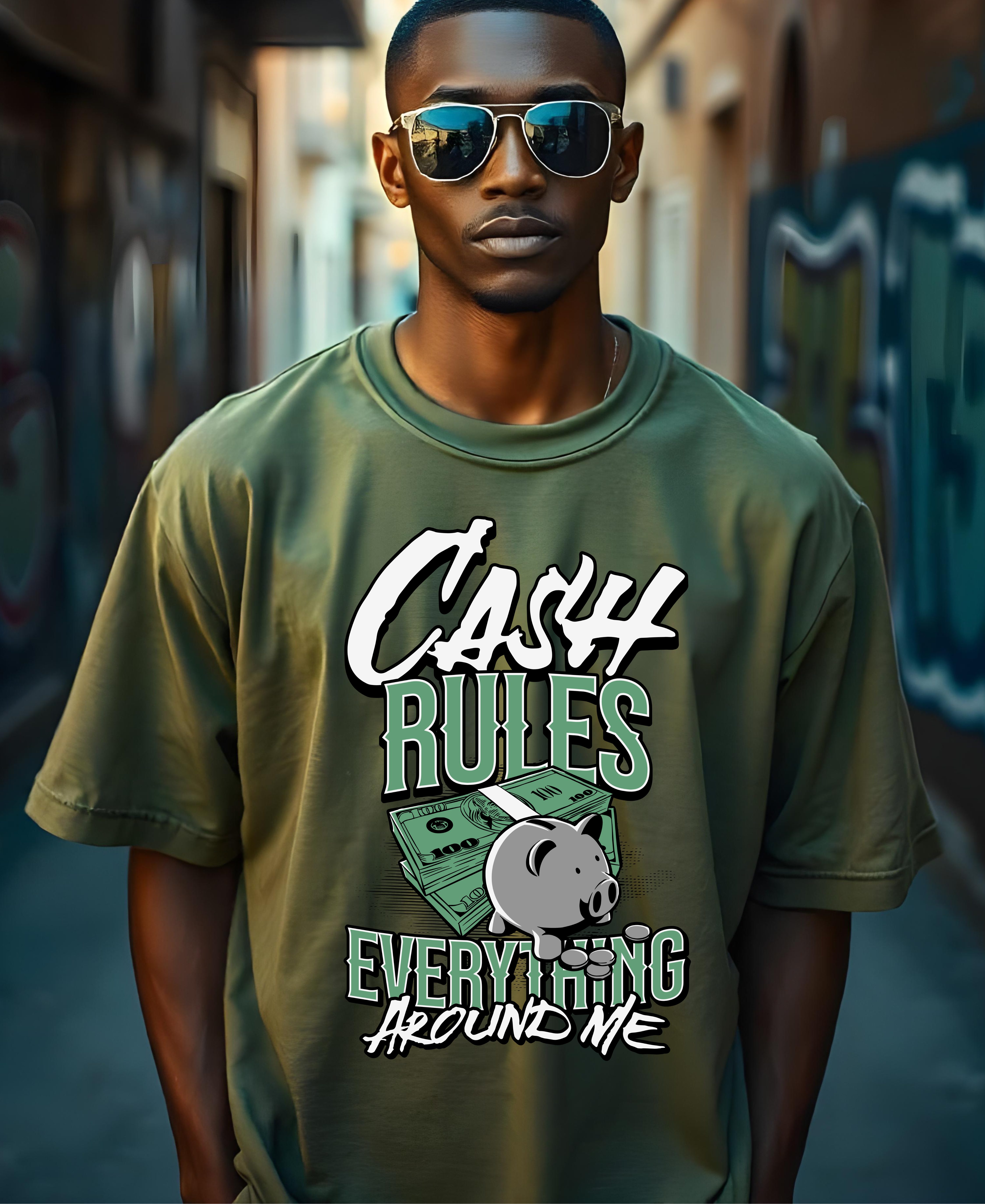 Camiseta Oversized Cash Rules