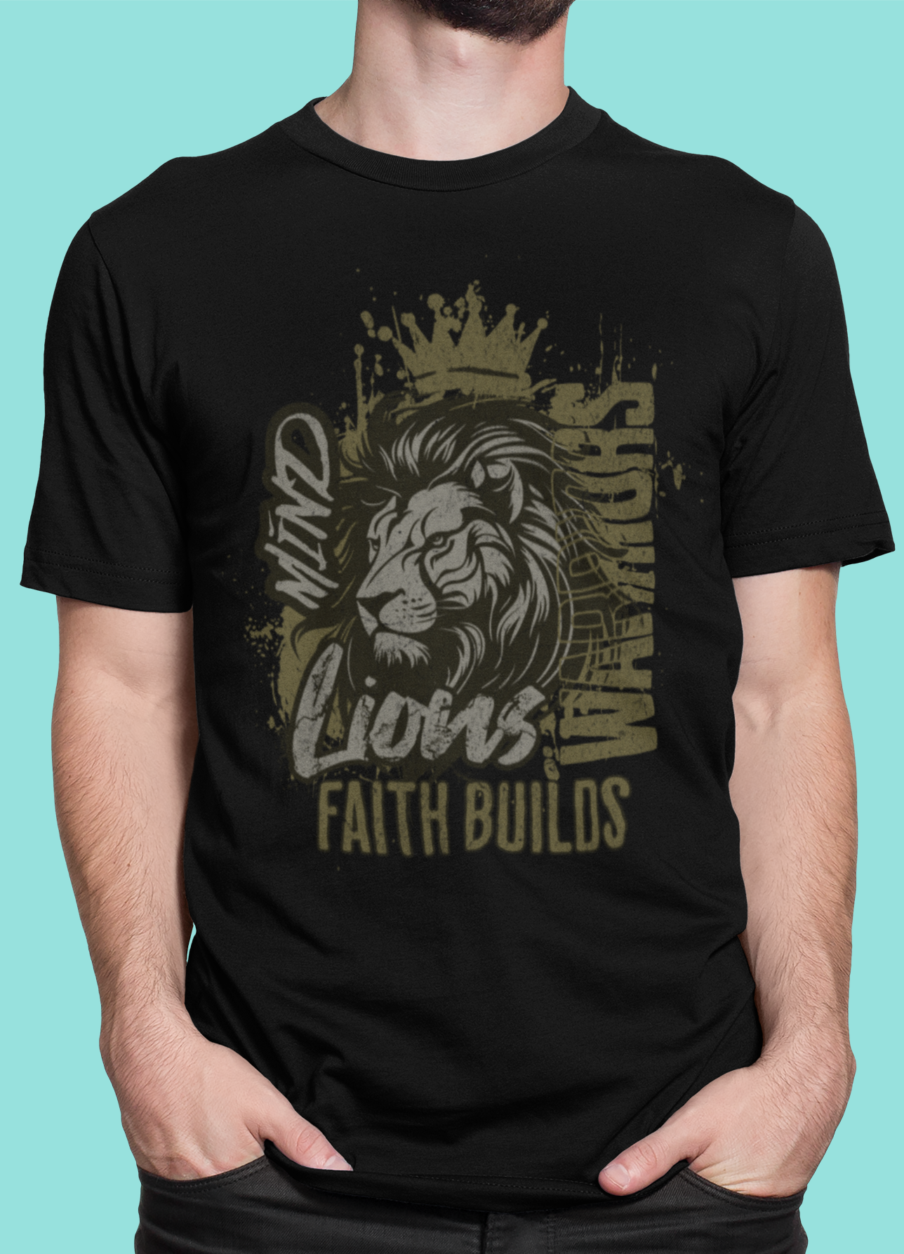 Camiseta Prime Masculina FAITH BUILDS WARRIORS