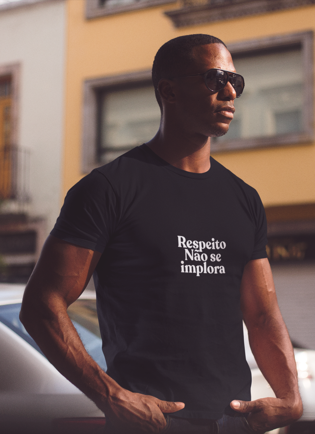 Camiseta Prime Masculina Respeito Não se Implora