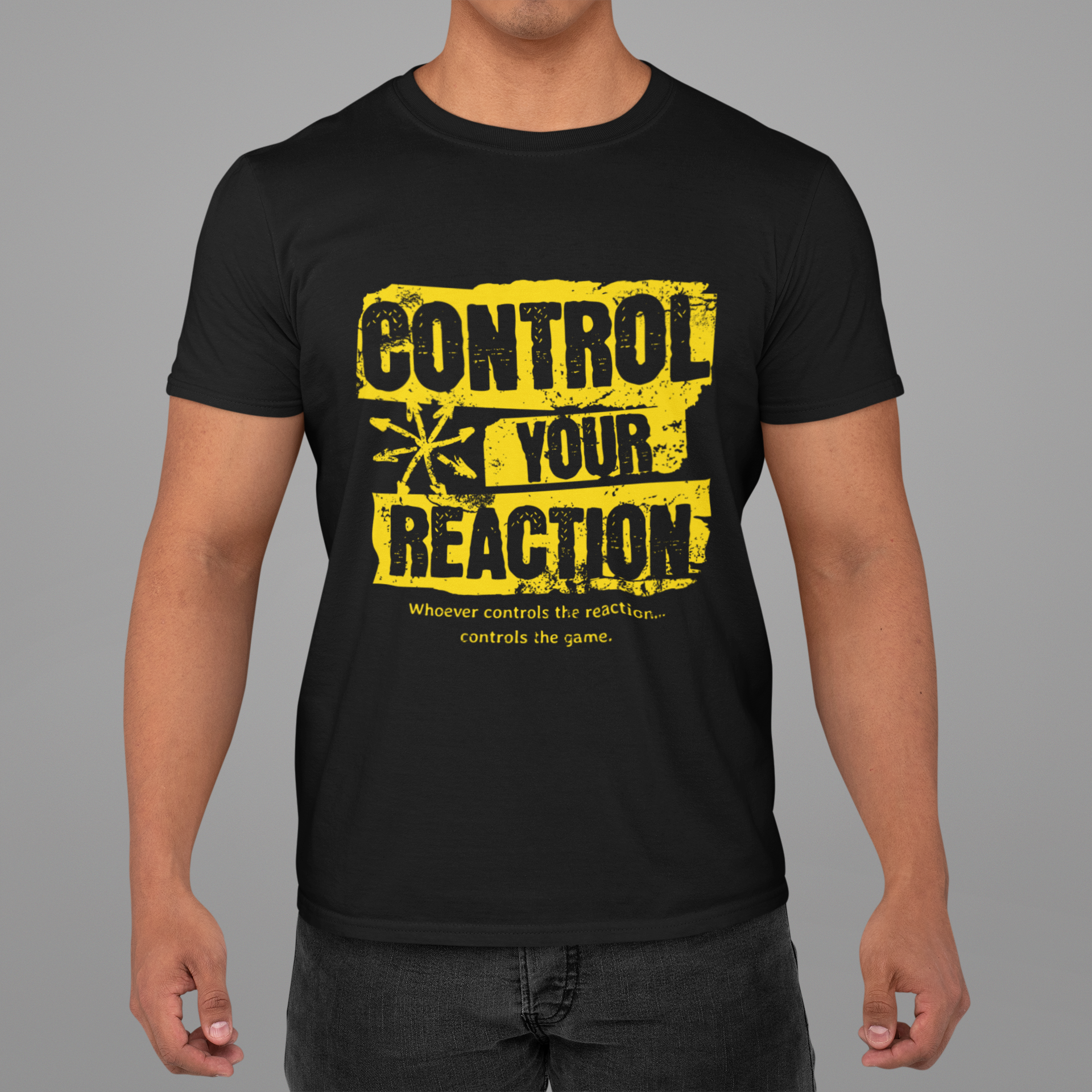 Nome do produto: Camiseta Prime Masculina Control Your Reaction