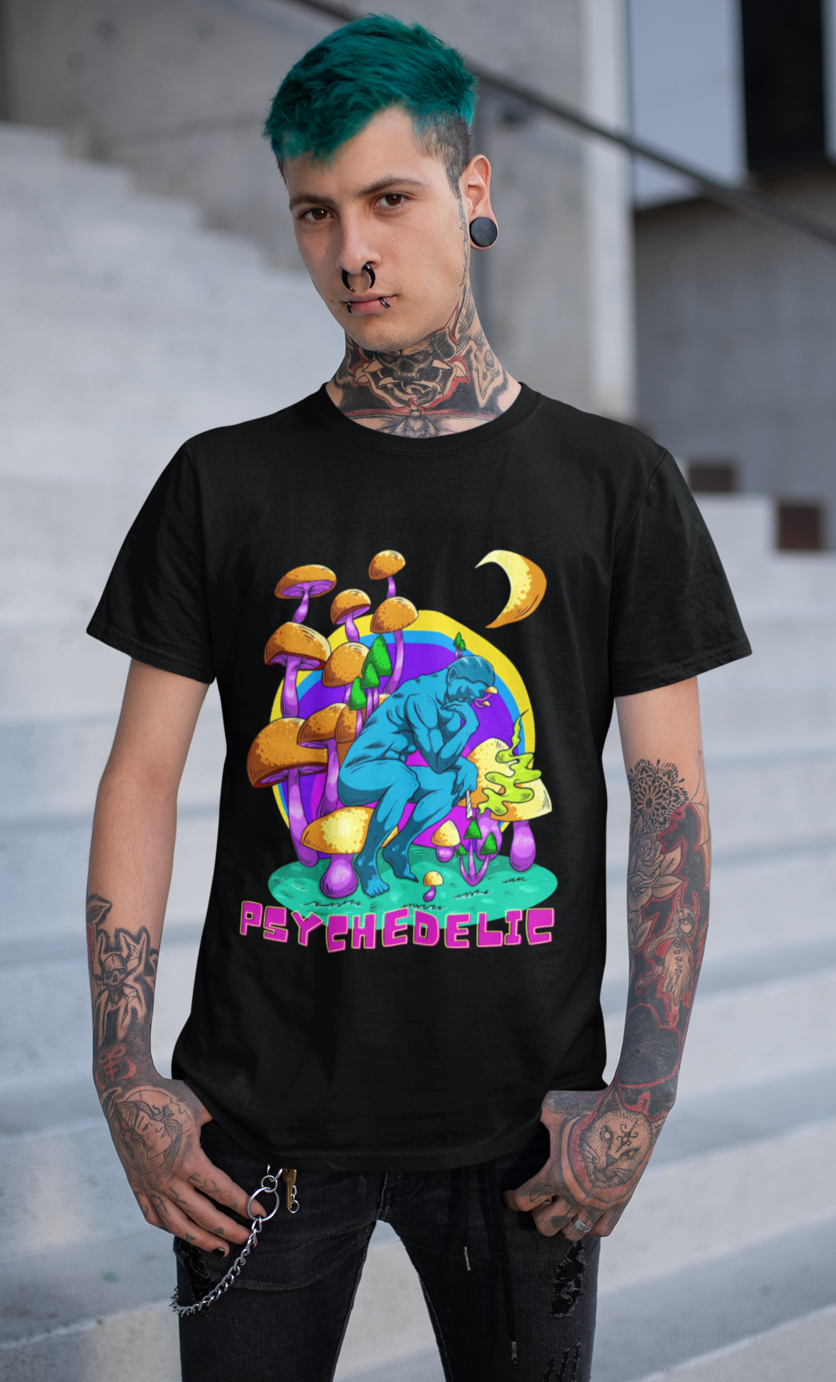 Camiseta personalisada Unissex Psychedelic