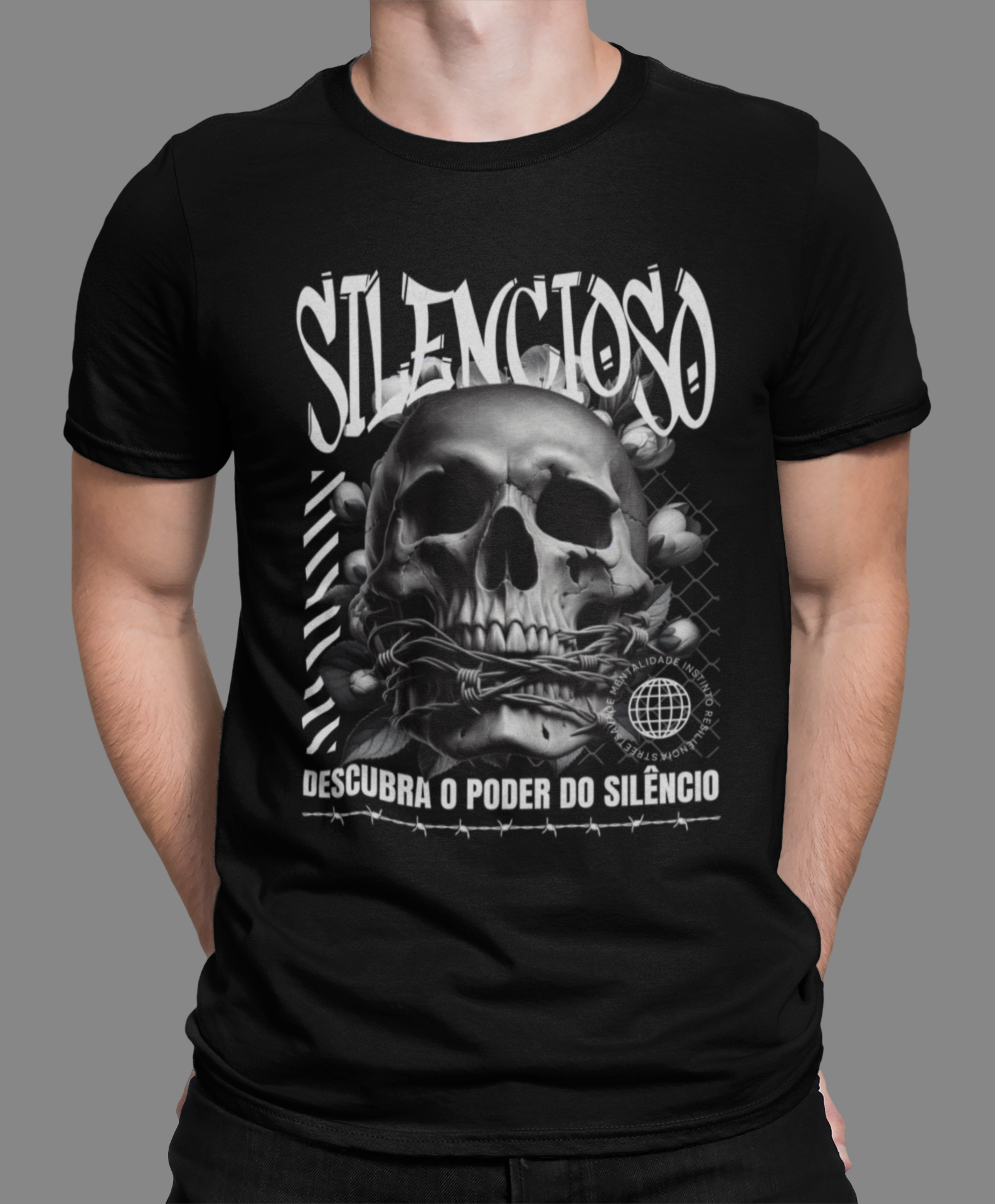 Camiseta Prime Masculina Silencioso