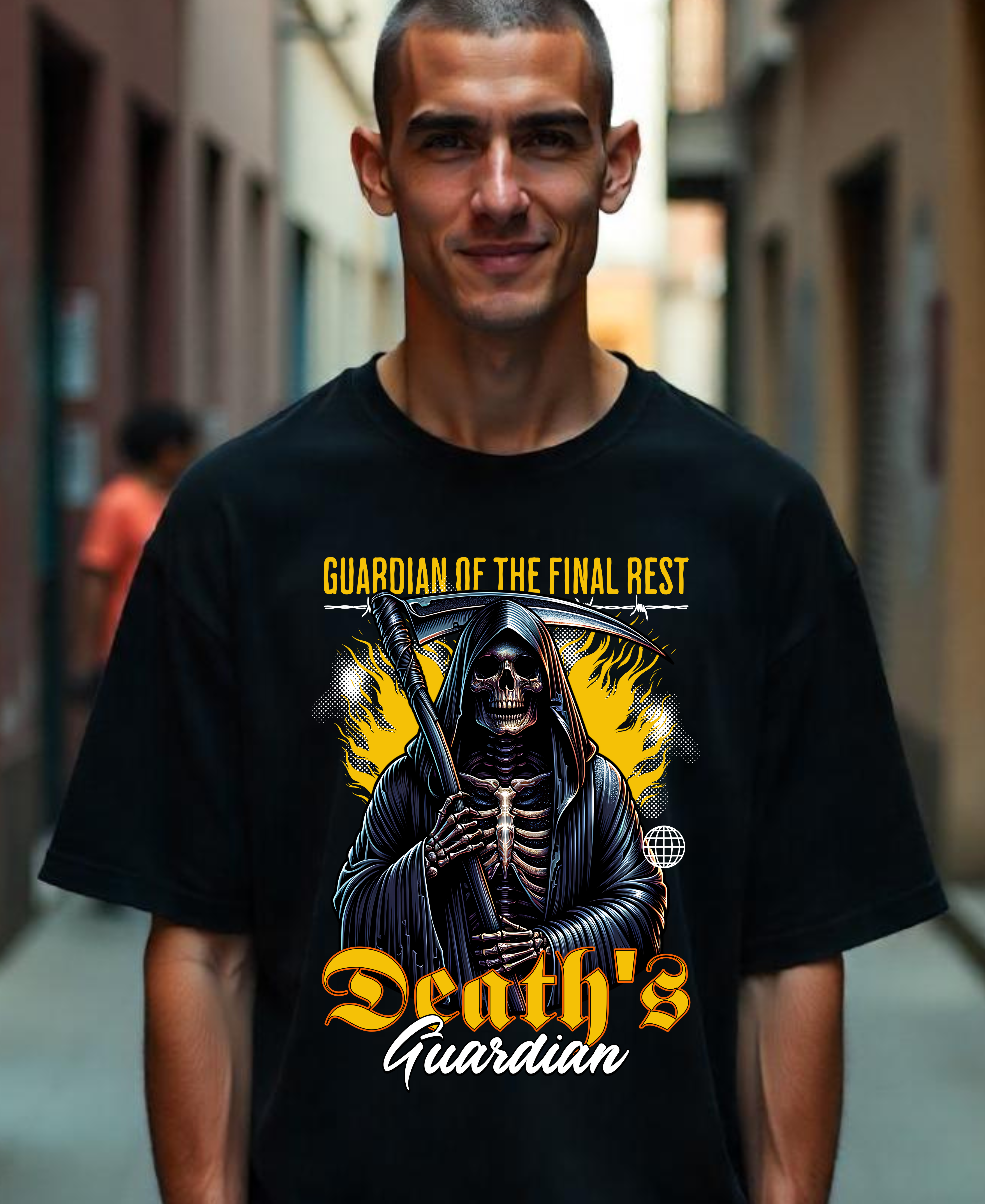 Camiseta Oversized  Death´s Guardian