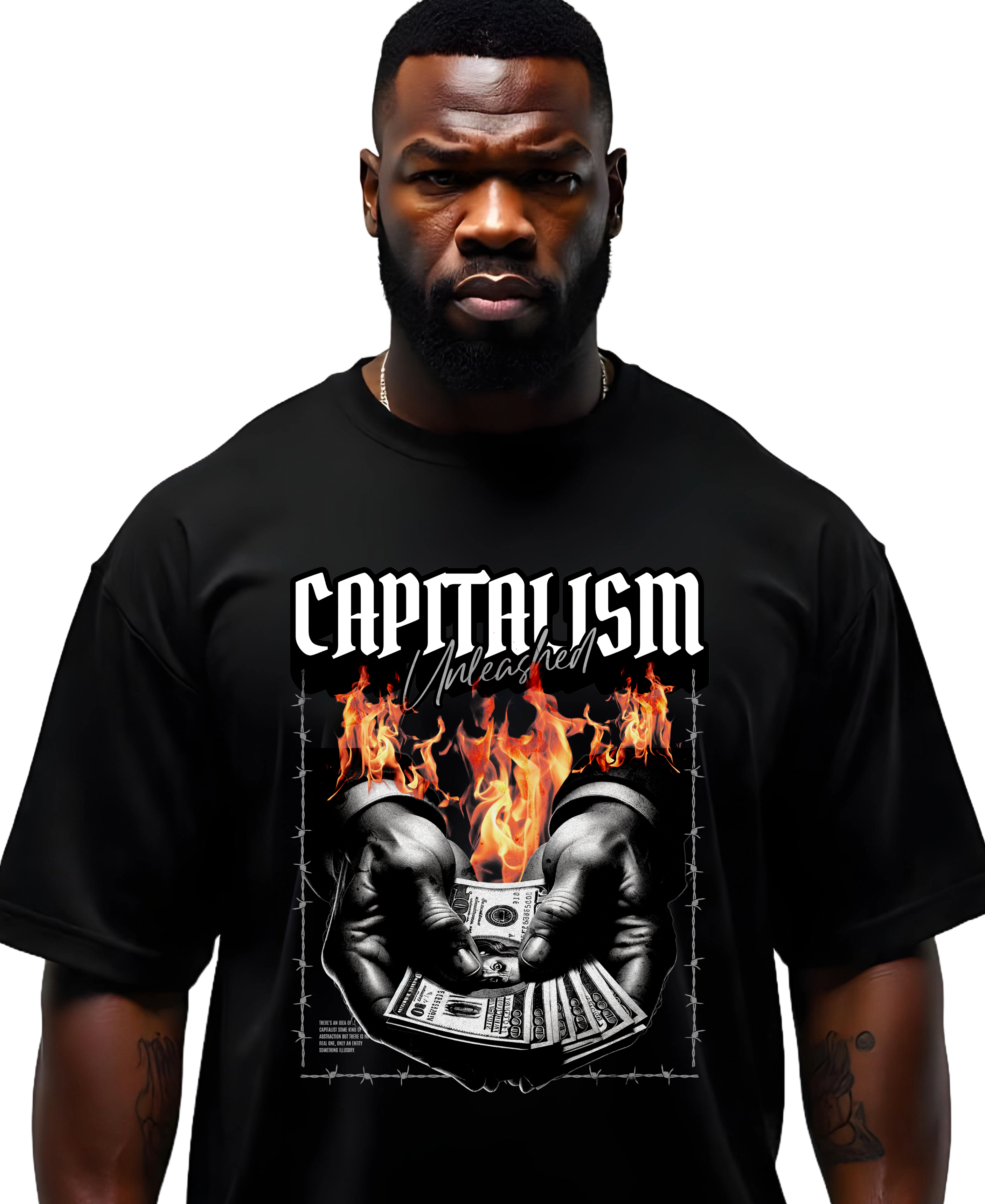 Camiseta Oversized  Capitalism