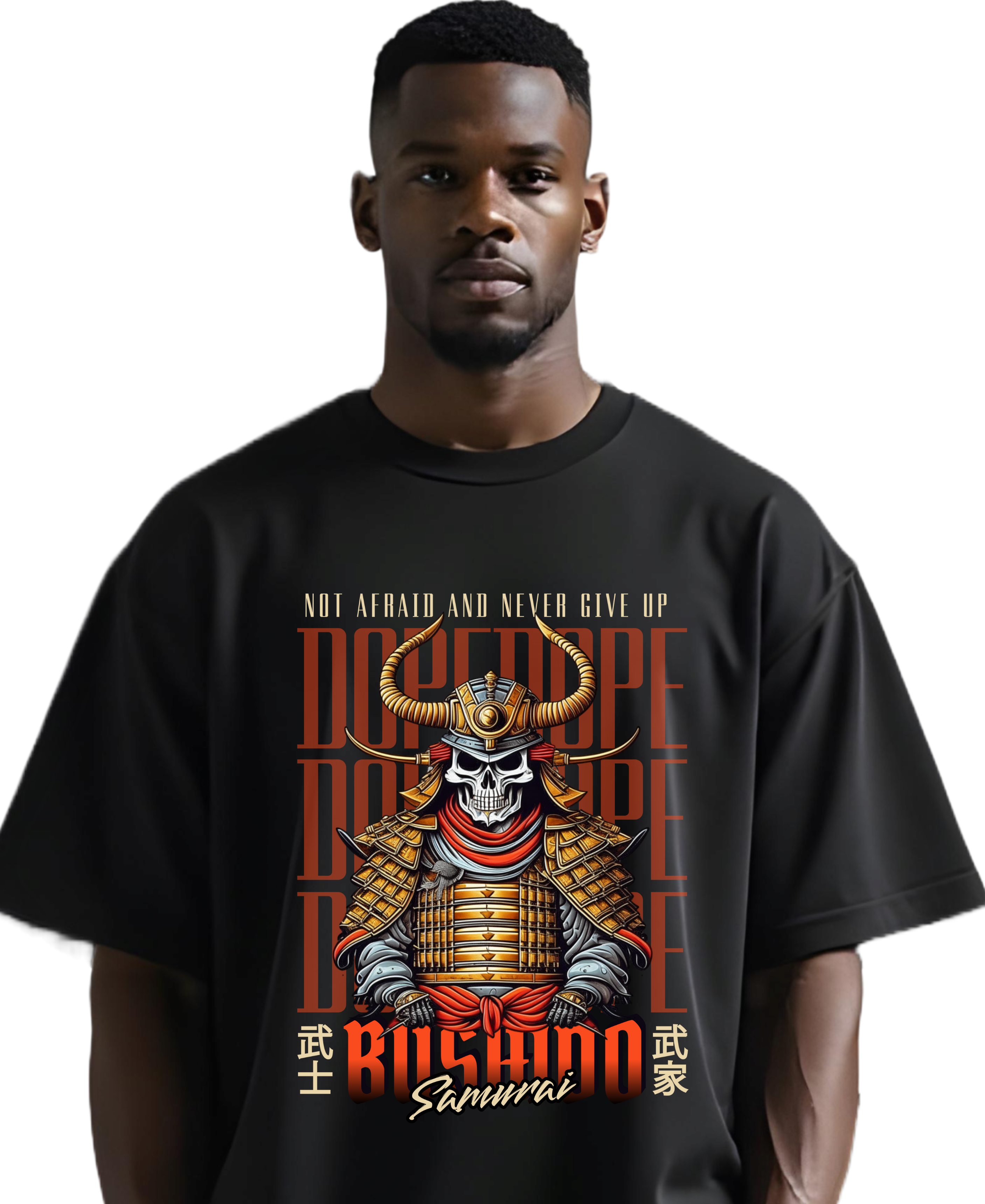 Camiseta Oversized Bushido Samurai