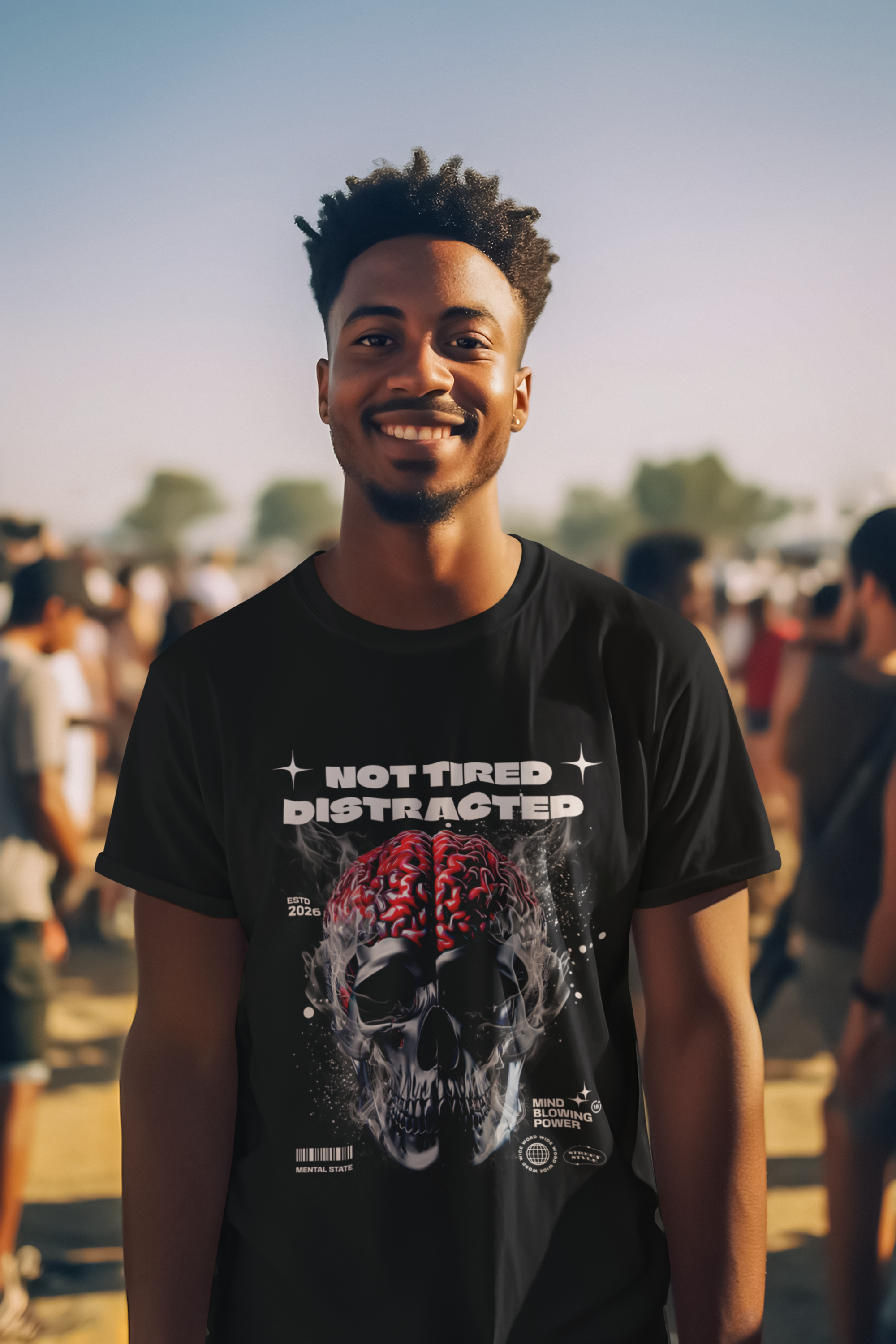 Camiseta Prime Not Tired Distracted