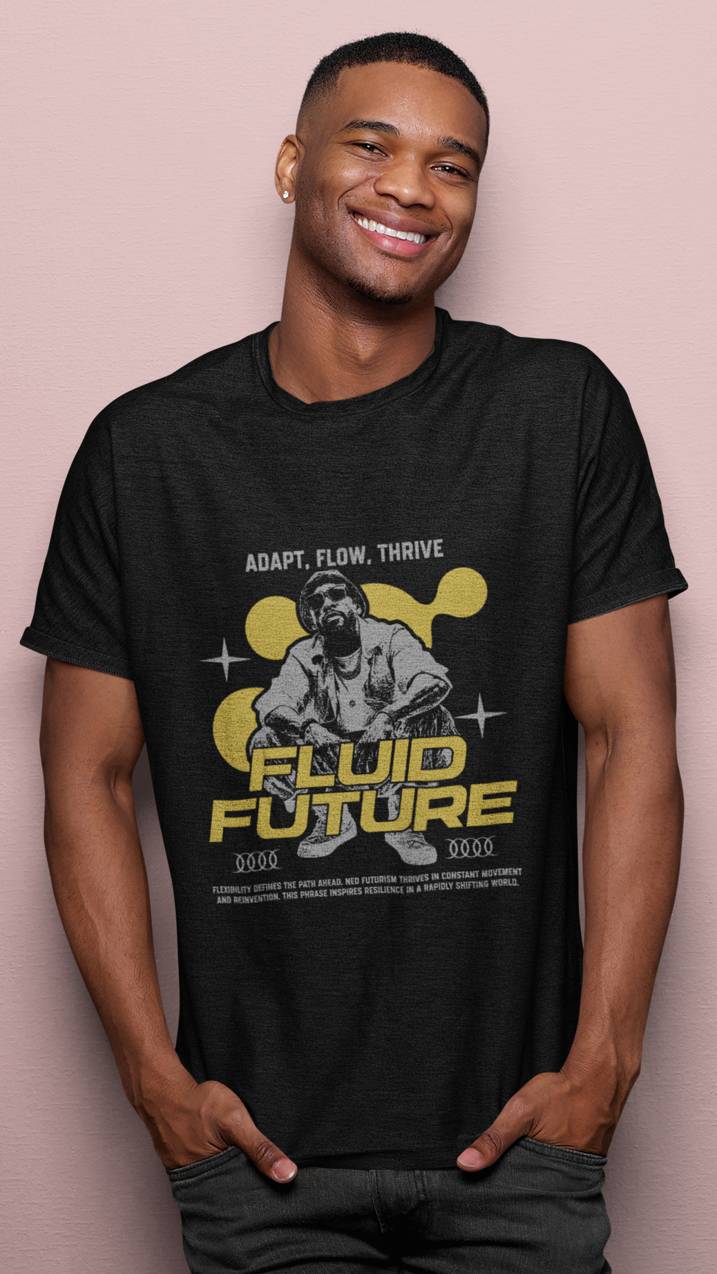 Camiseta Quality Masculina Fluid Future