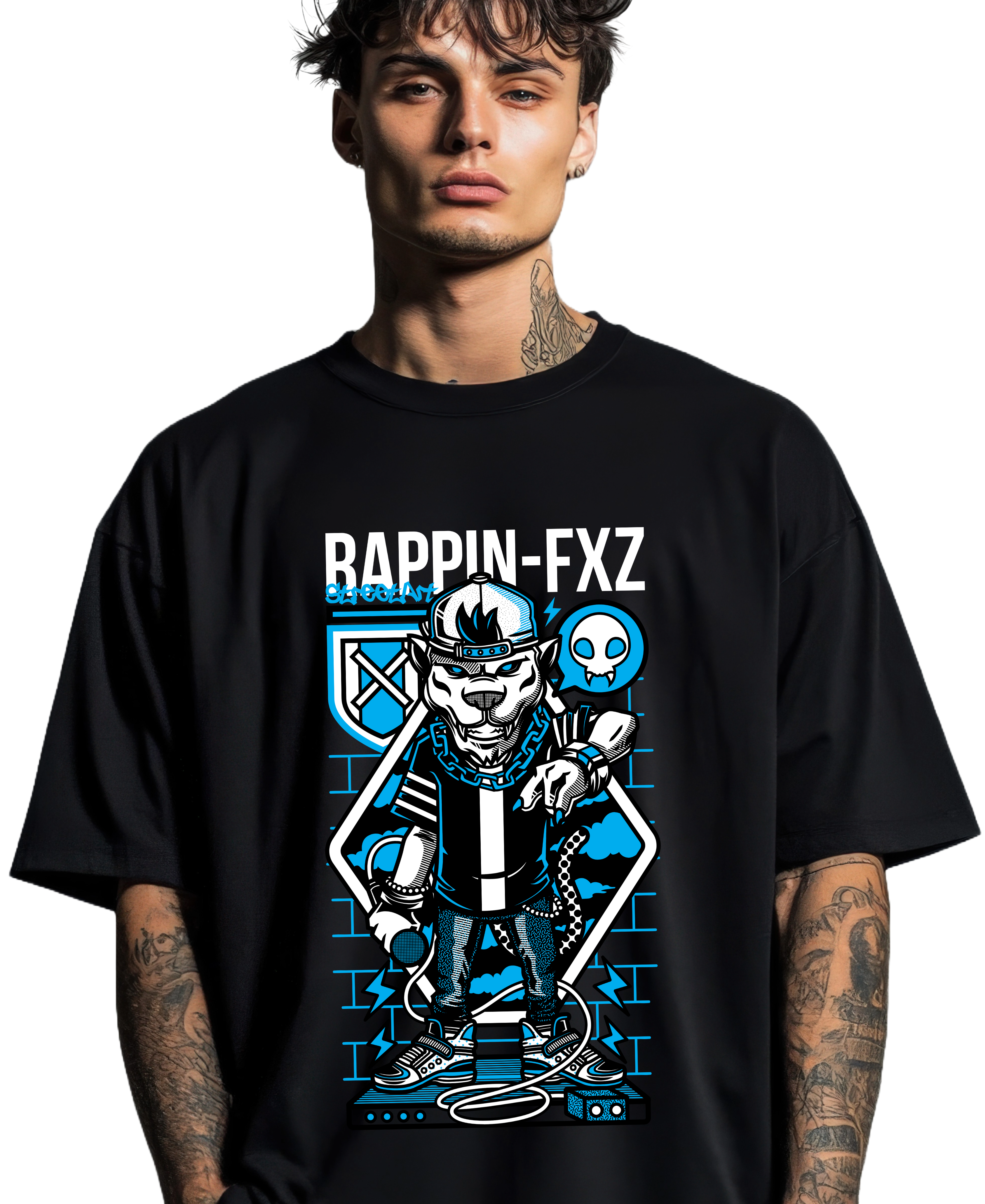Camiseta Oversized Rappin FXZ