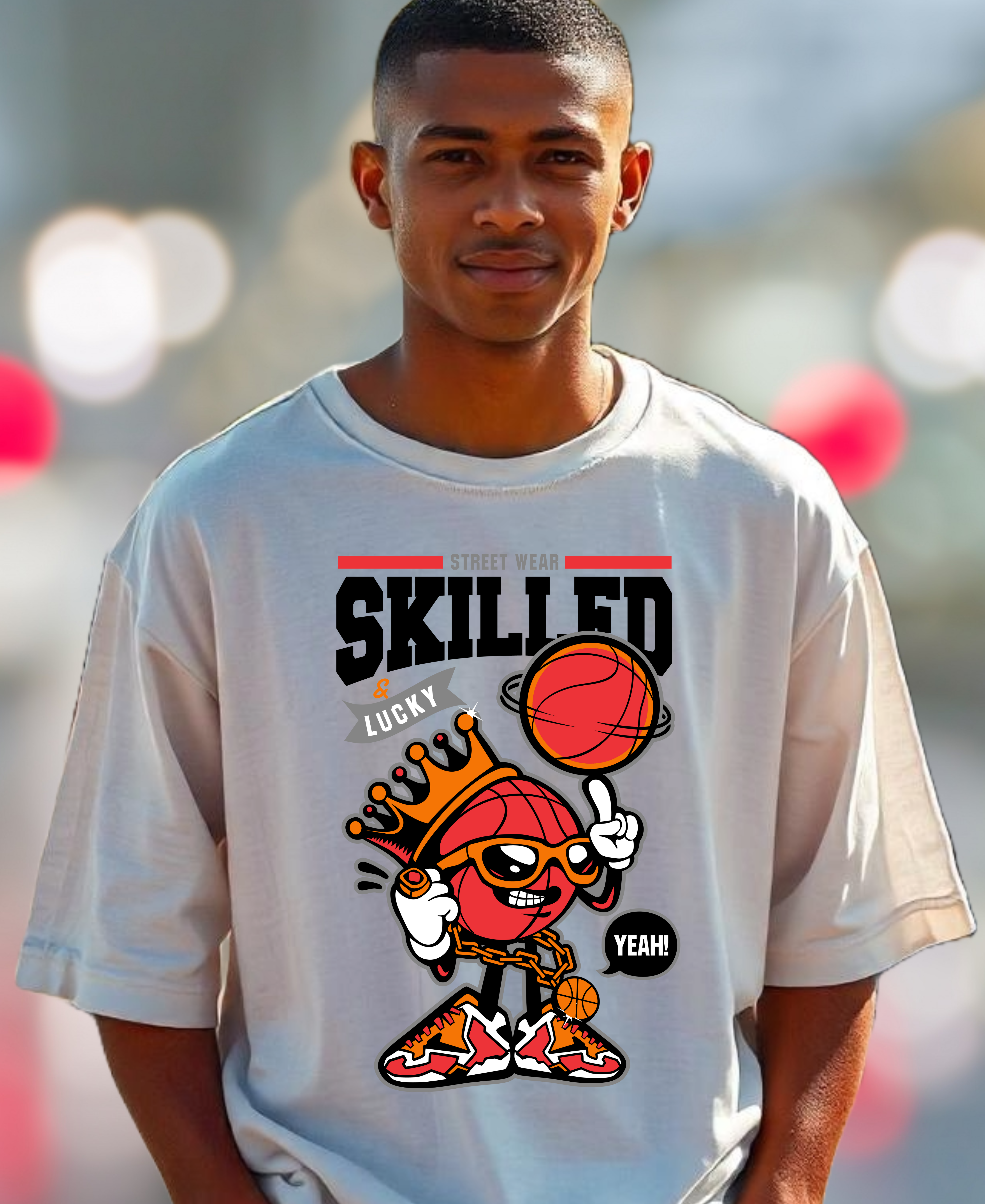 Camiseta Oversized Skilled