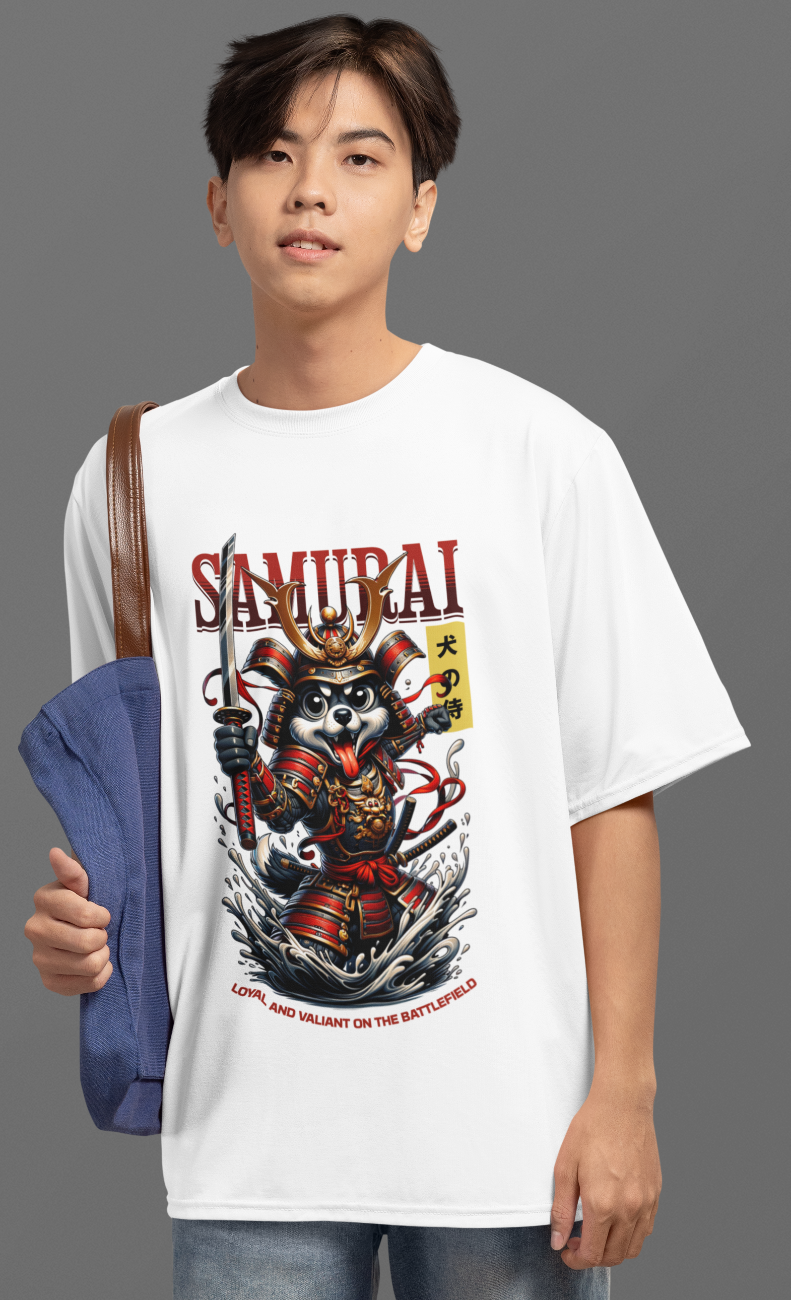 Camiseta personalizada Cão Samurai