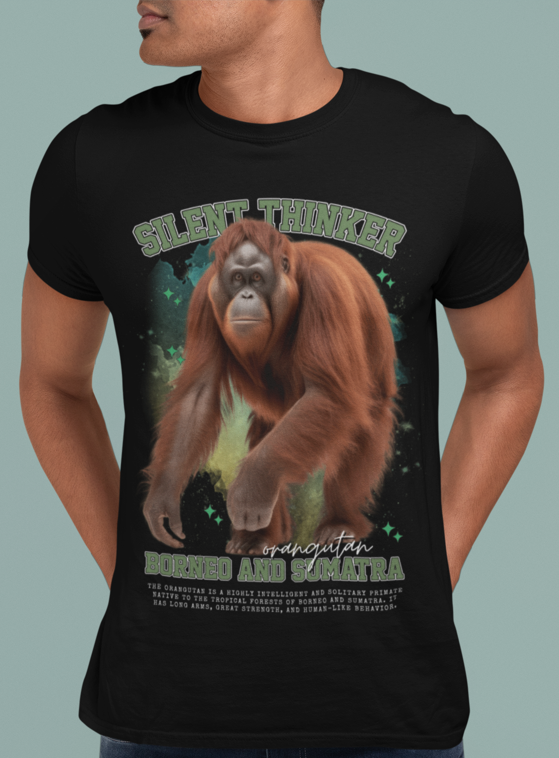 Camiseta Quality Orangotango (Silent Thinker)