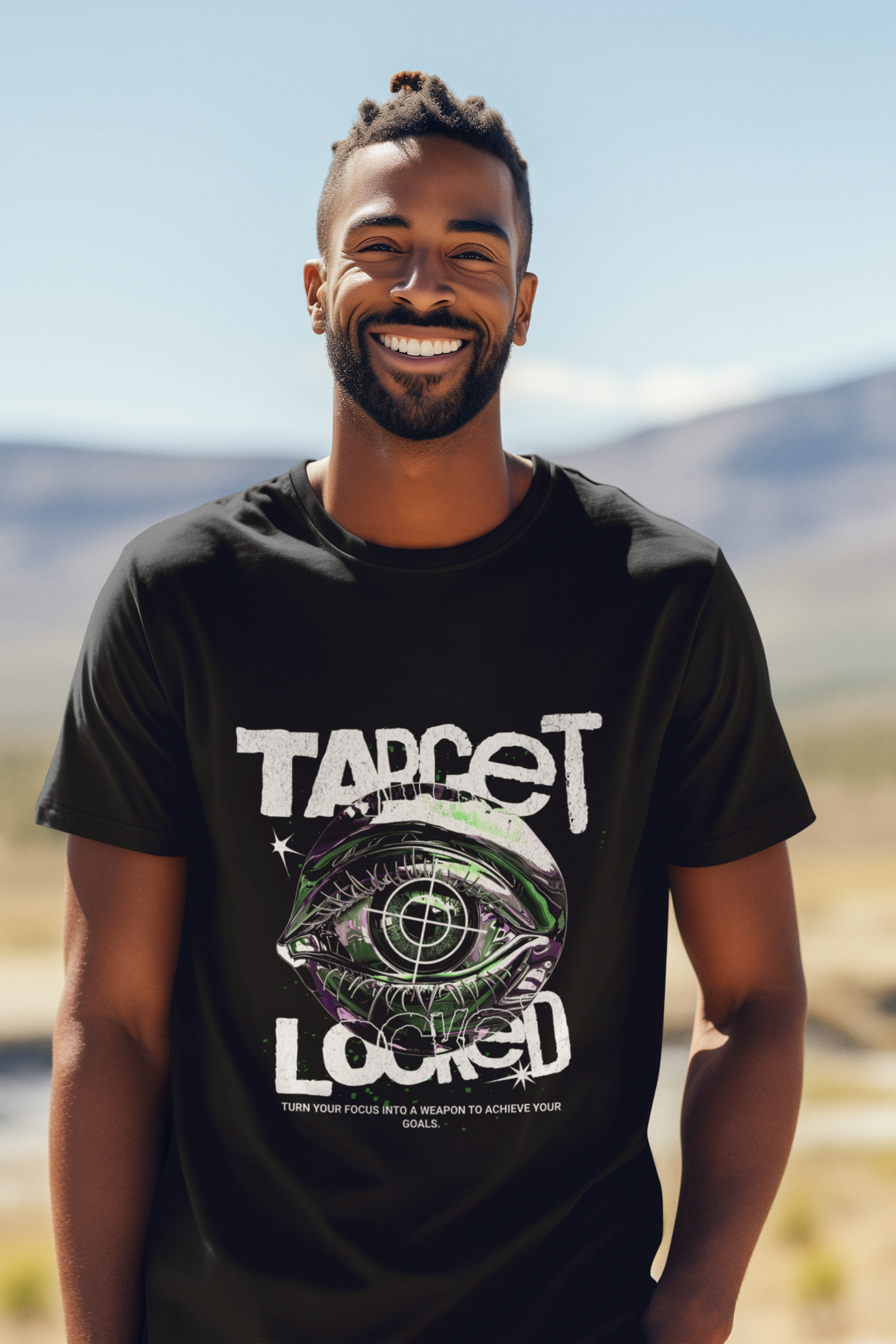 Nome do produto: Camiseta Prime Masculina Target Locked