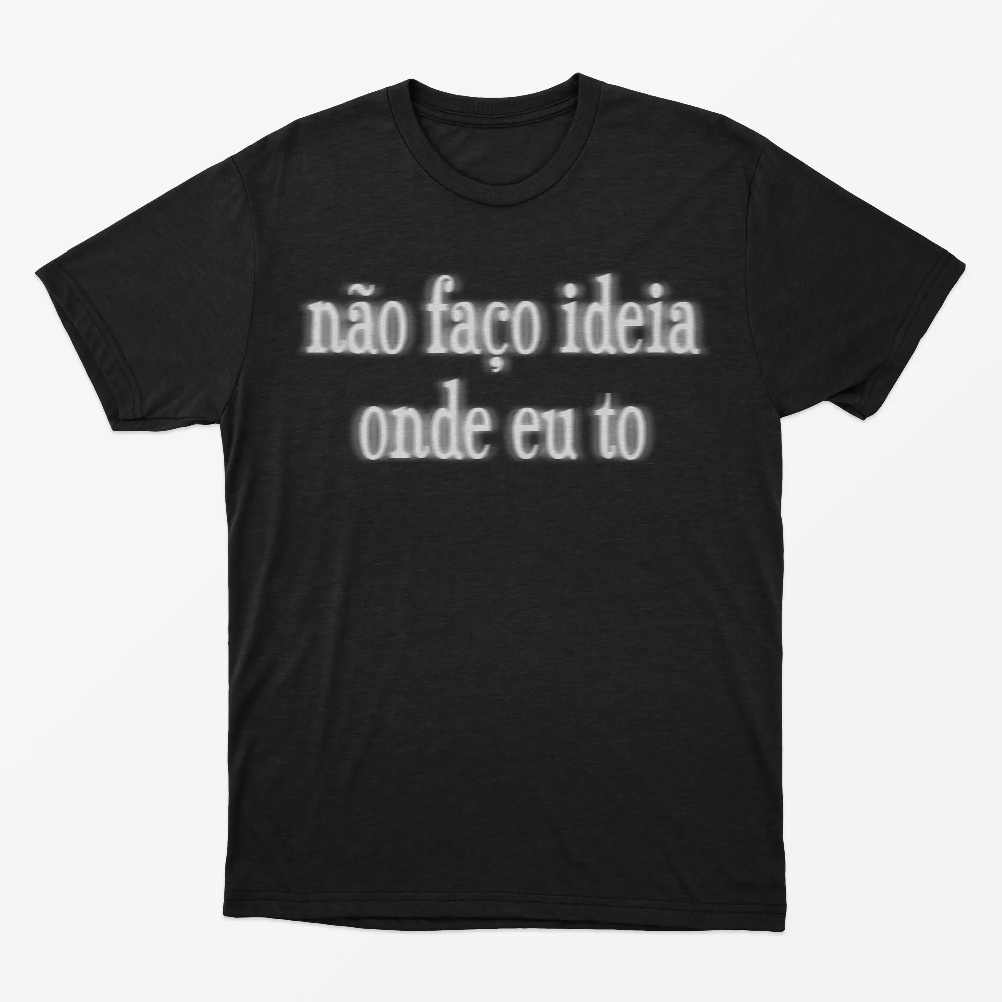 Nome do produto: Camiseta Não faço ideia onde eu to 