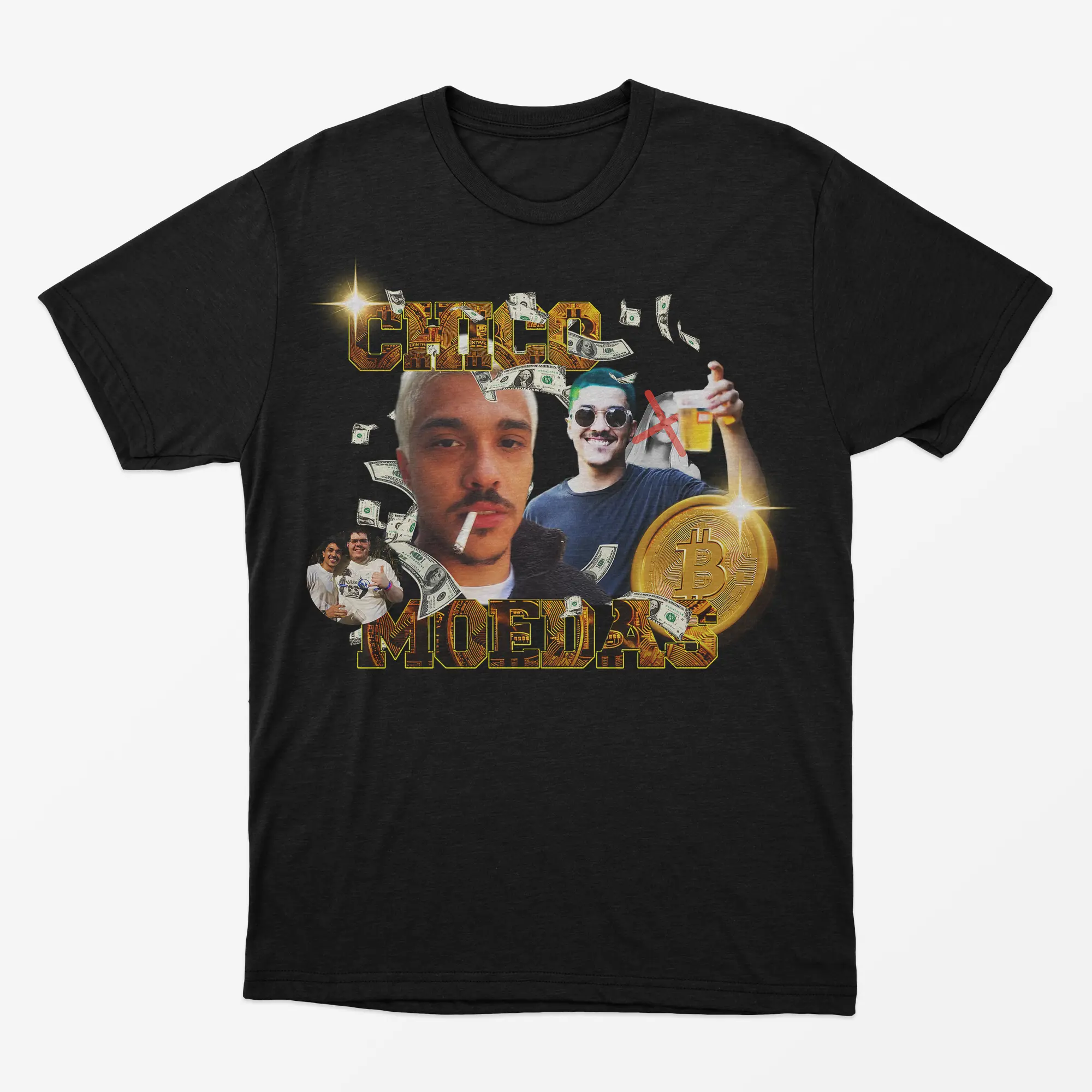 Nome do produto: Camiseta Chico Moedas