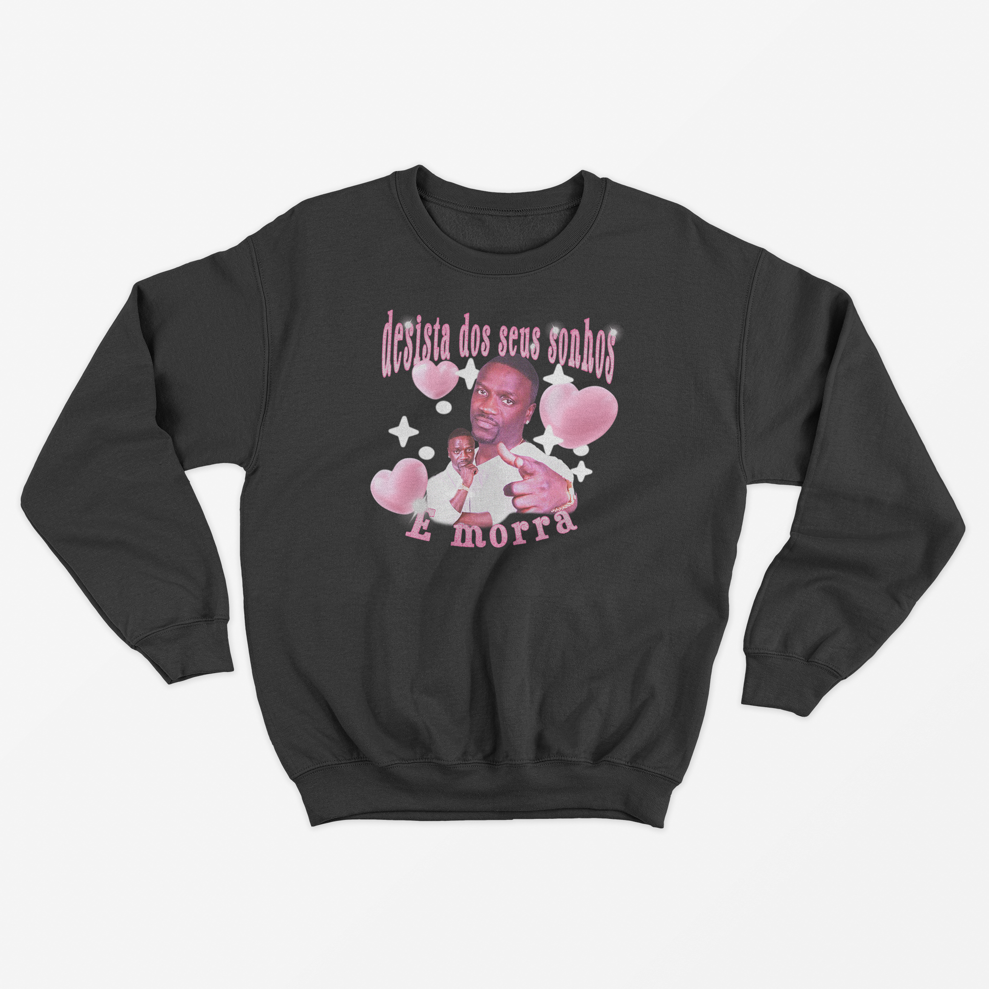 Nome do produto: Moletom Desista do seus sonhos !