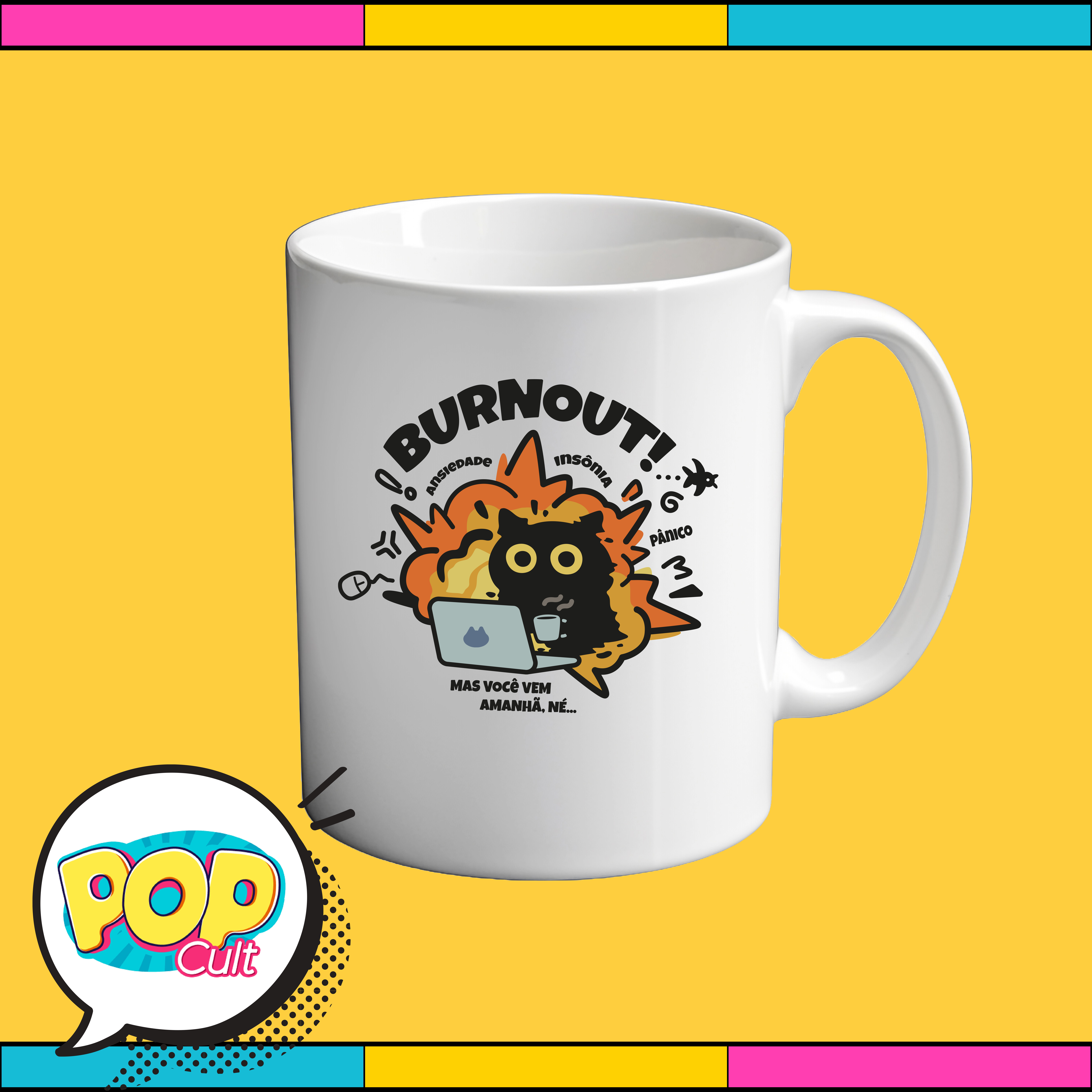 Nome do produto: Burnout (Caneca)