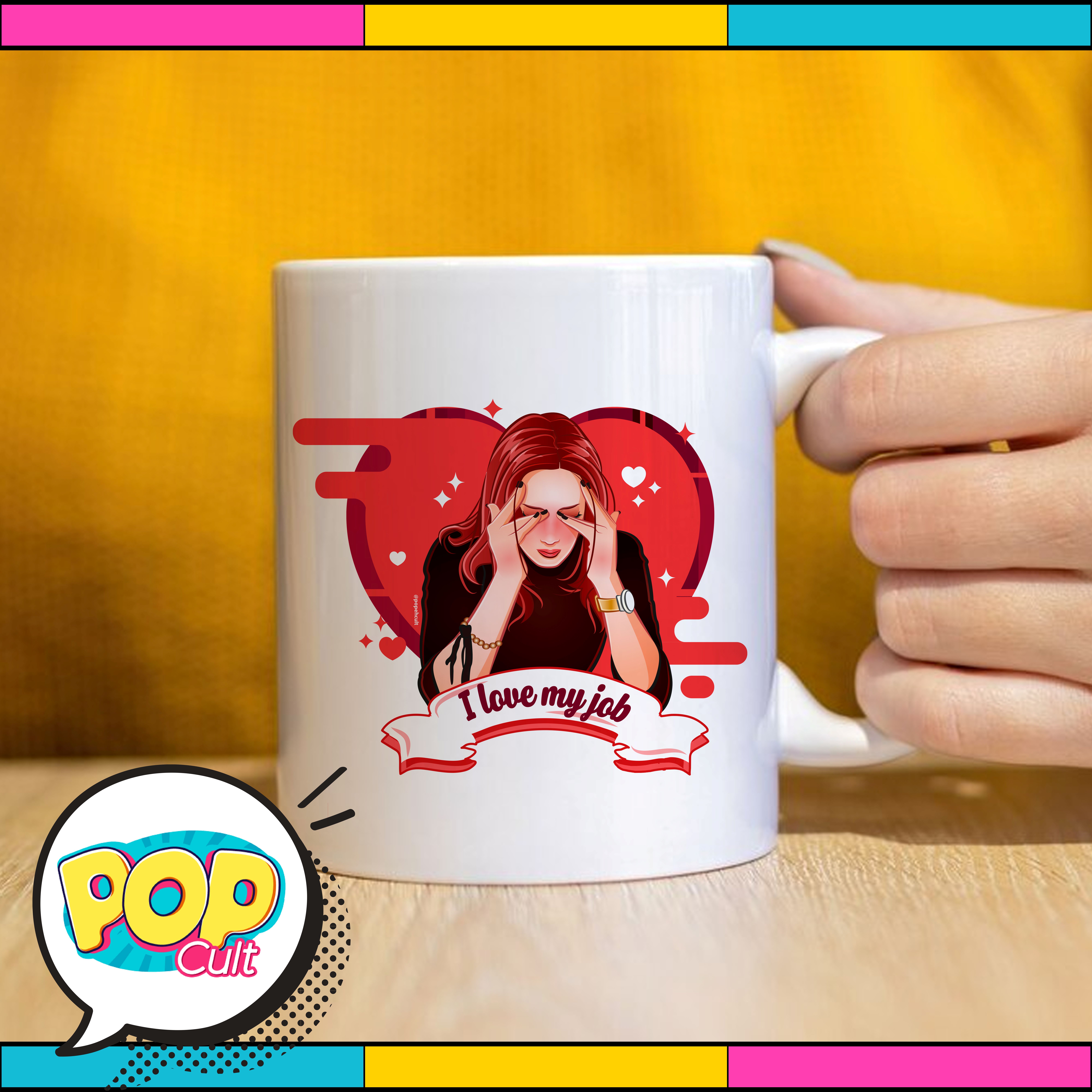 Nome do produto: I Love My Job (Caneca)