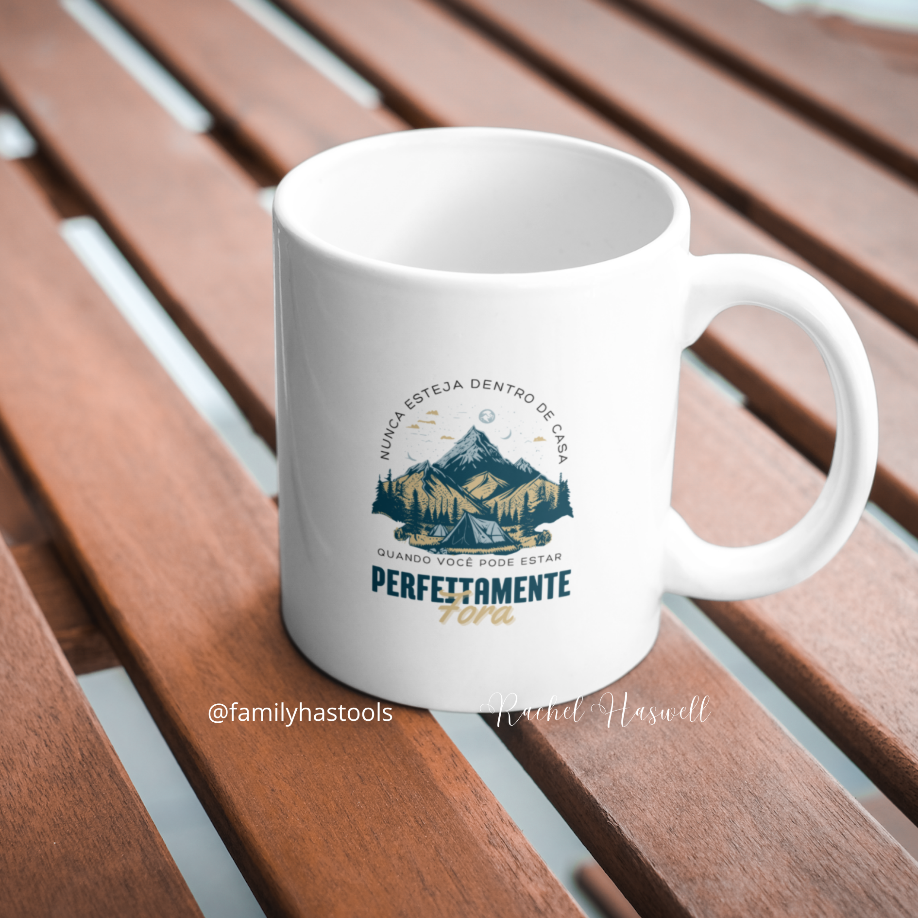 Nome do produto: Caneca nunca esteja dentro de casa