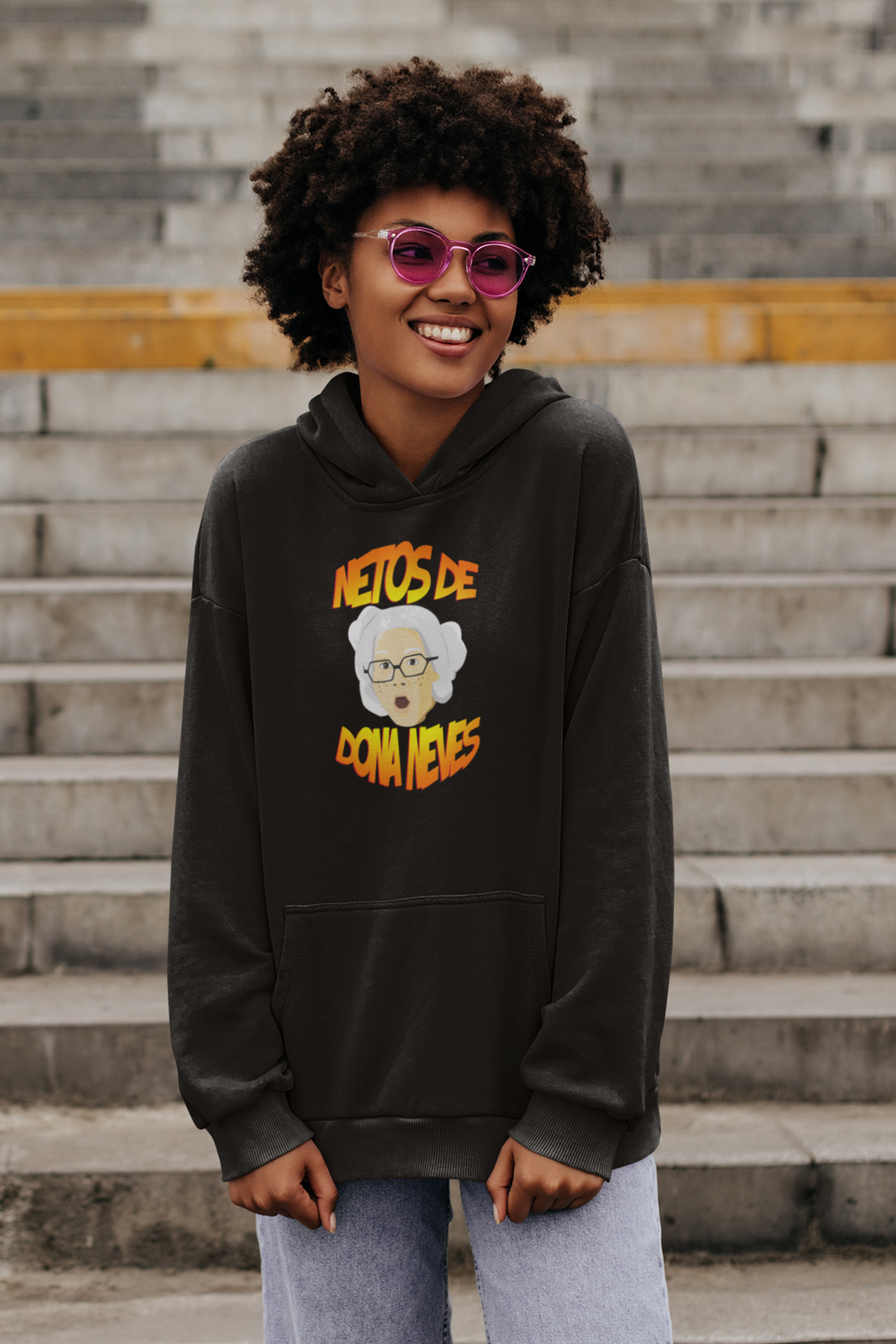 Nome do produto: Netos Logo Moletom Canguru (Unissex)