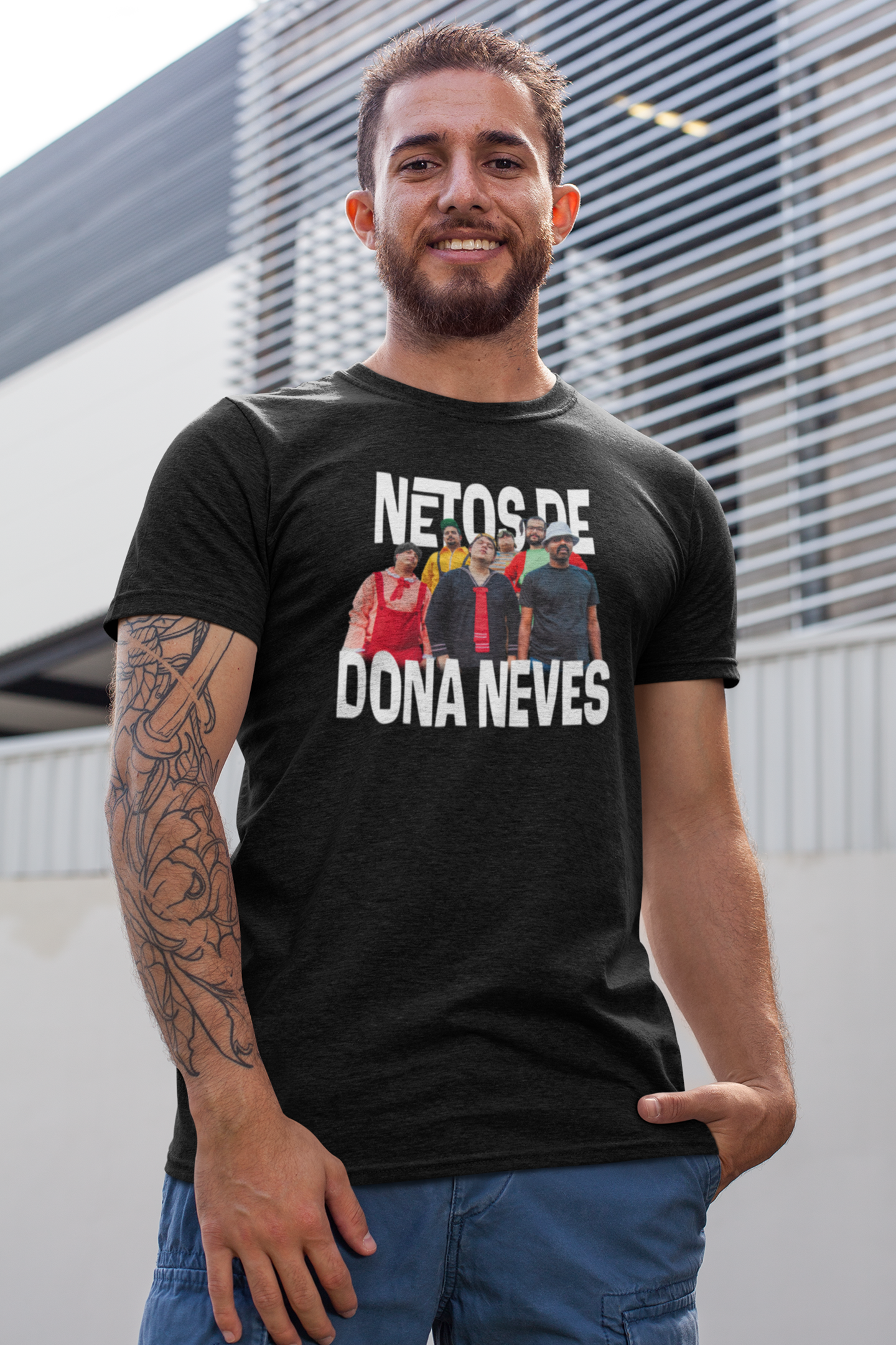 Nome do produto: Netos Banda Camisa (Preta)