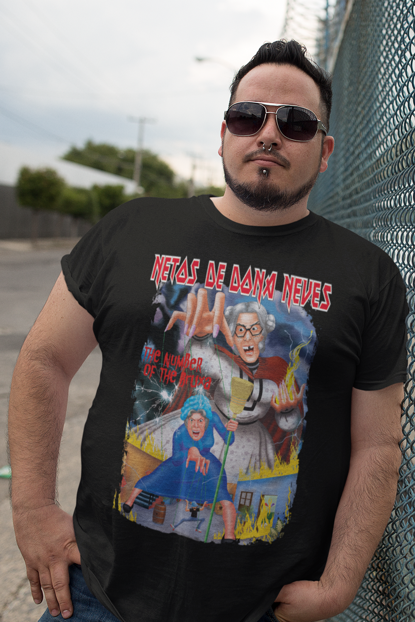 Nome do produto: Netos The Number Of The Bruxa Camisa Plus Size