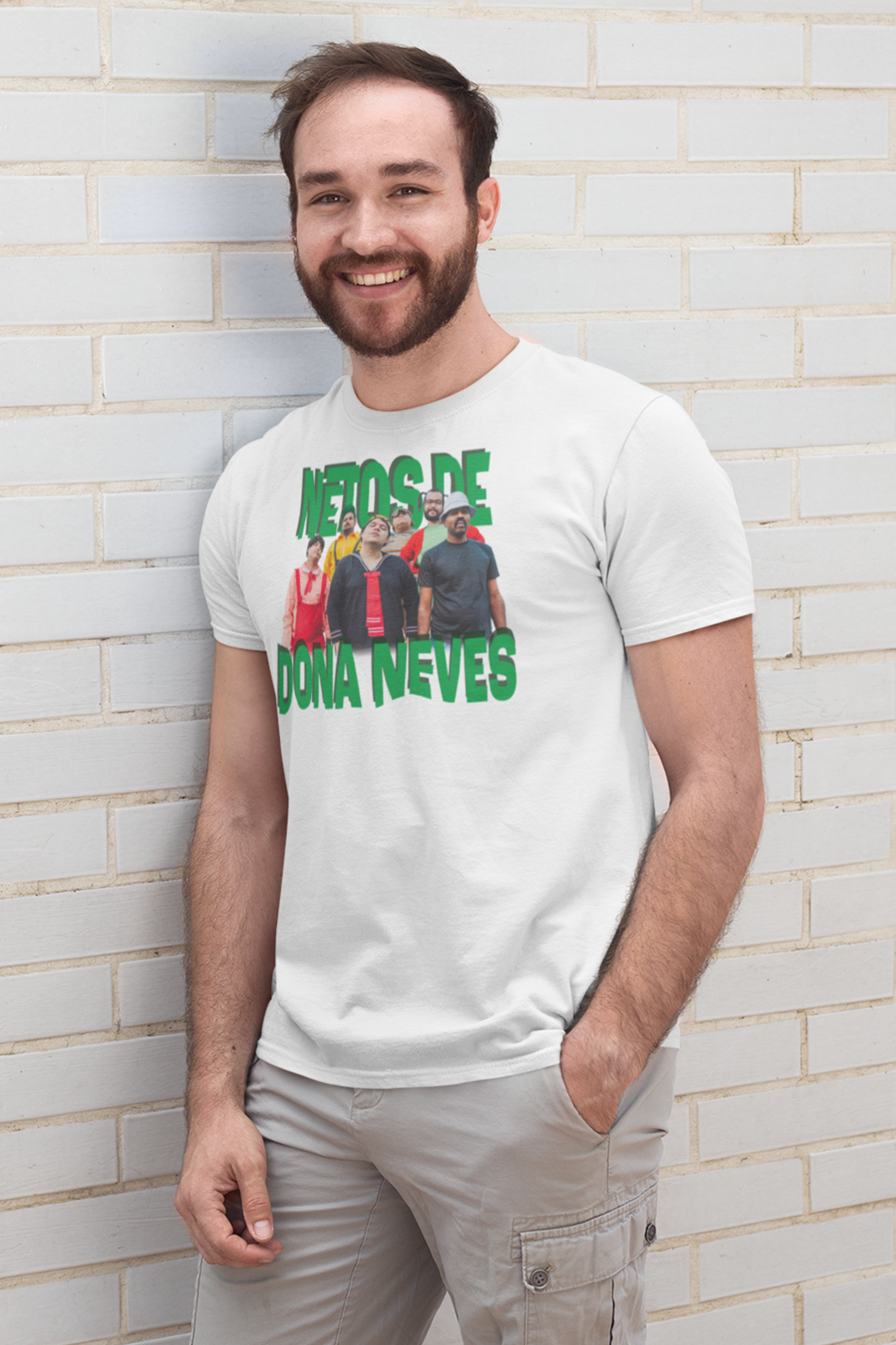 Nome do produto: Netos Banda Camisa (Branca)