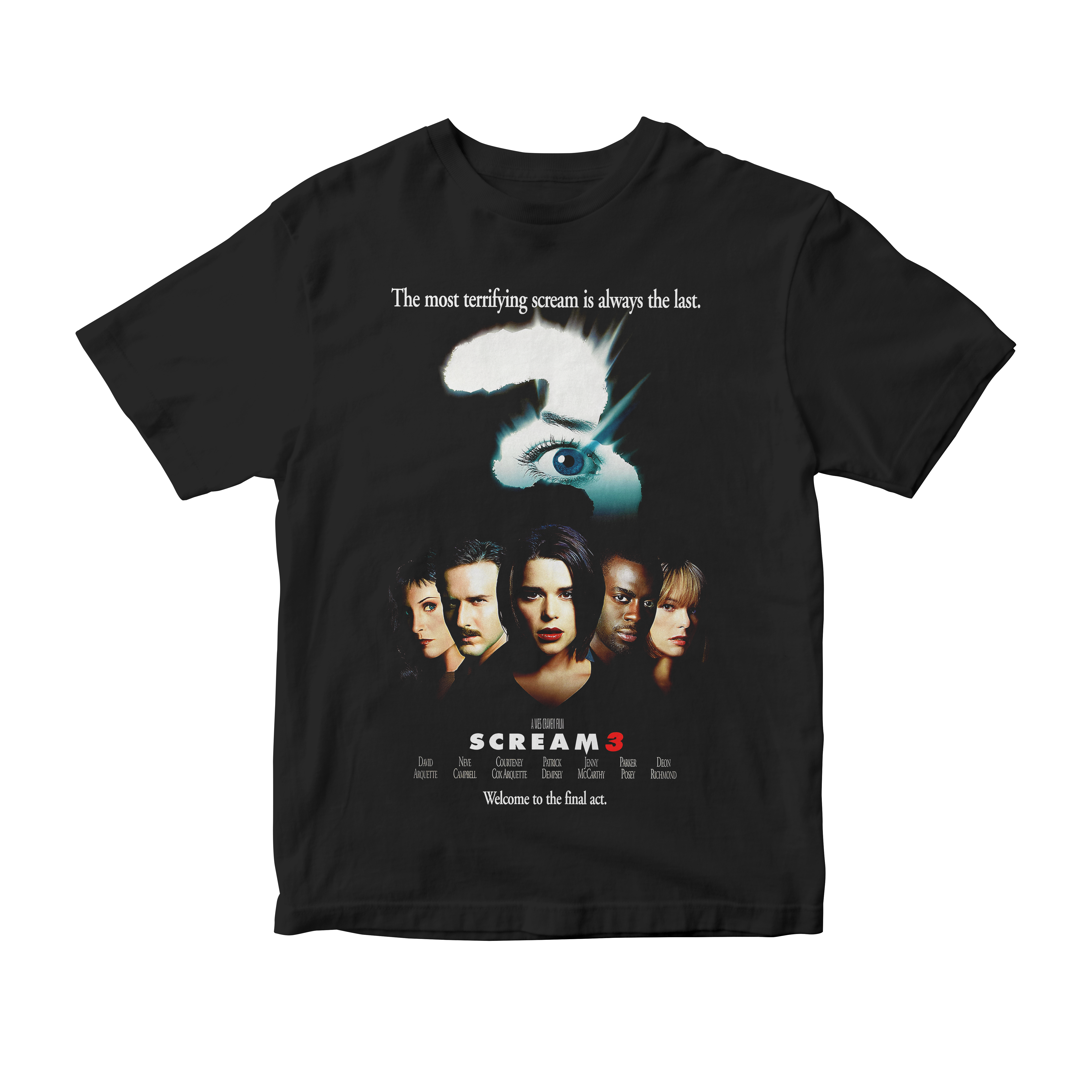 Camiseta Scream/Pânico 3