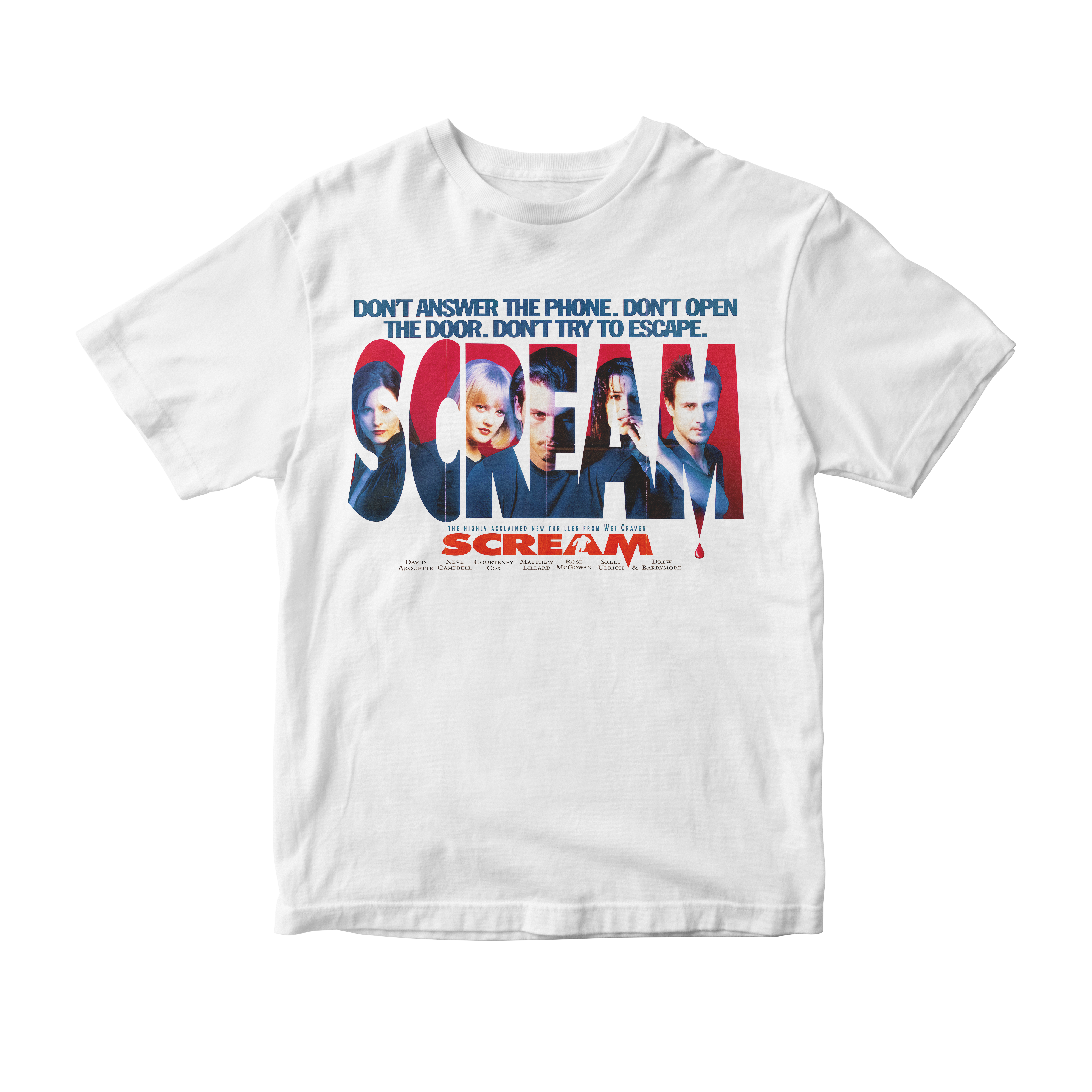 Camiseta Scream/Pânico (1) White