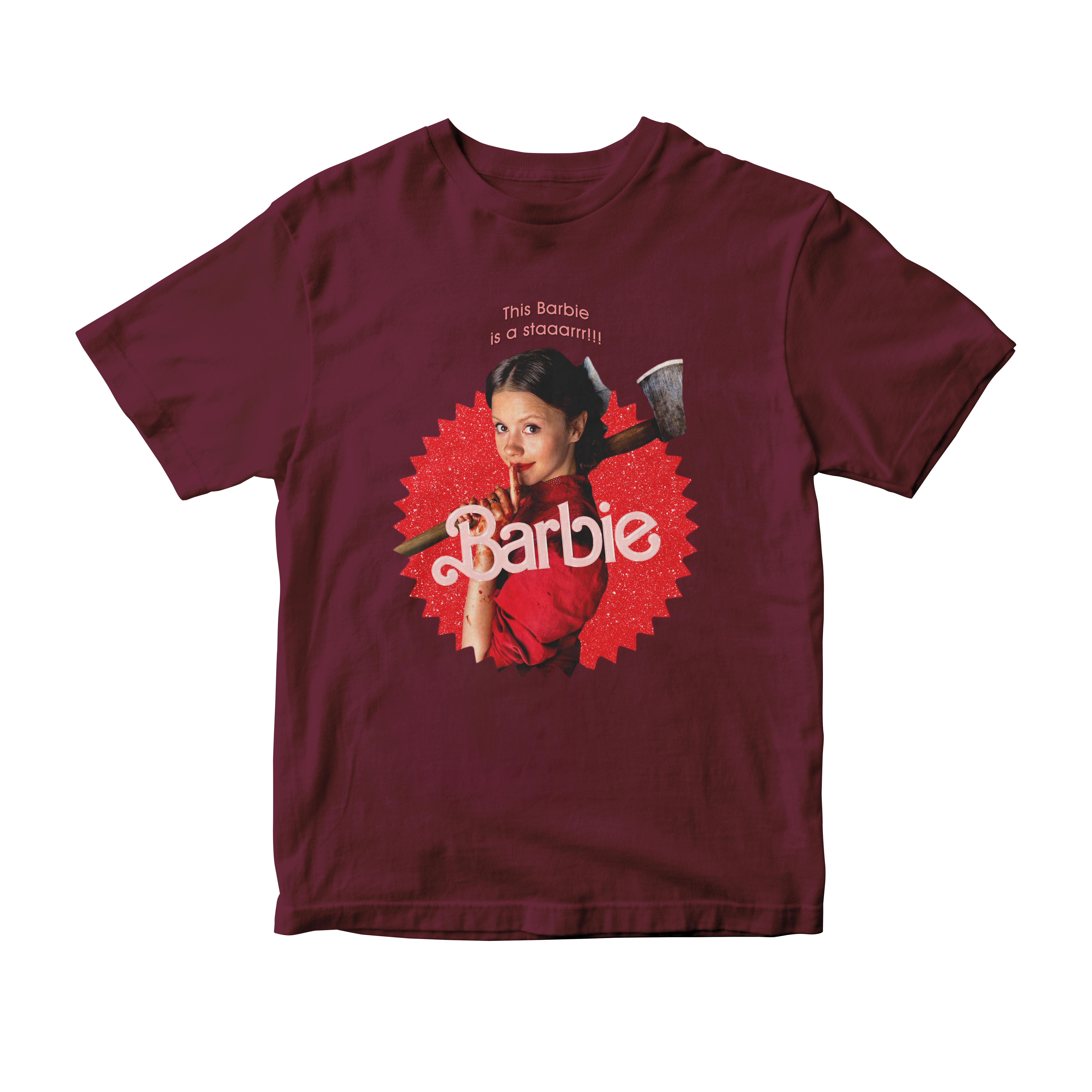 Camiseta Barbie Pearl Red