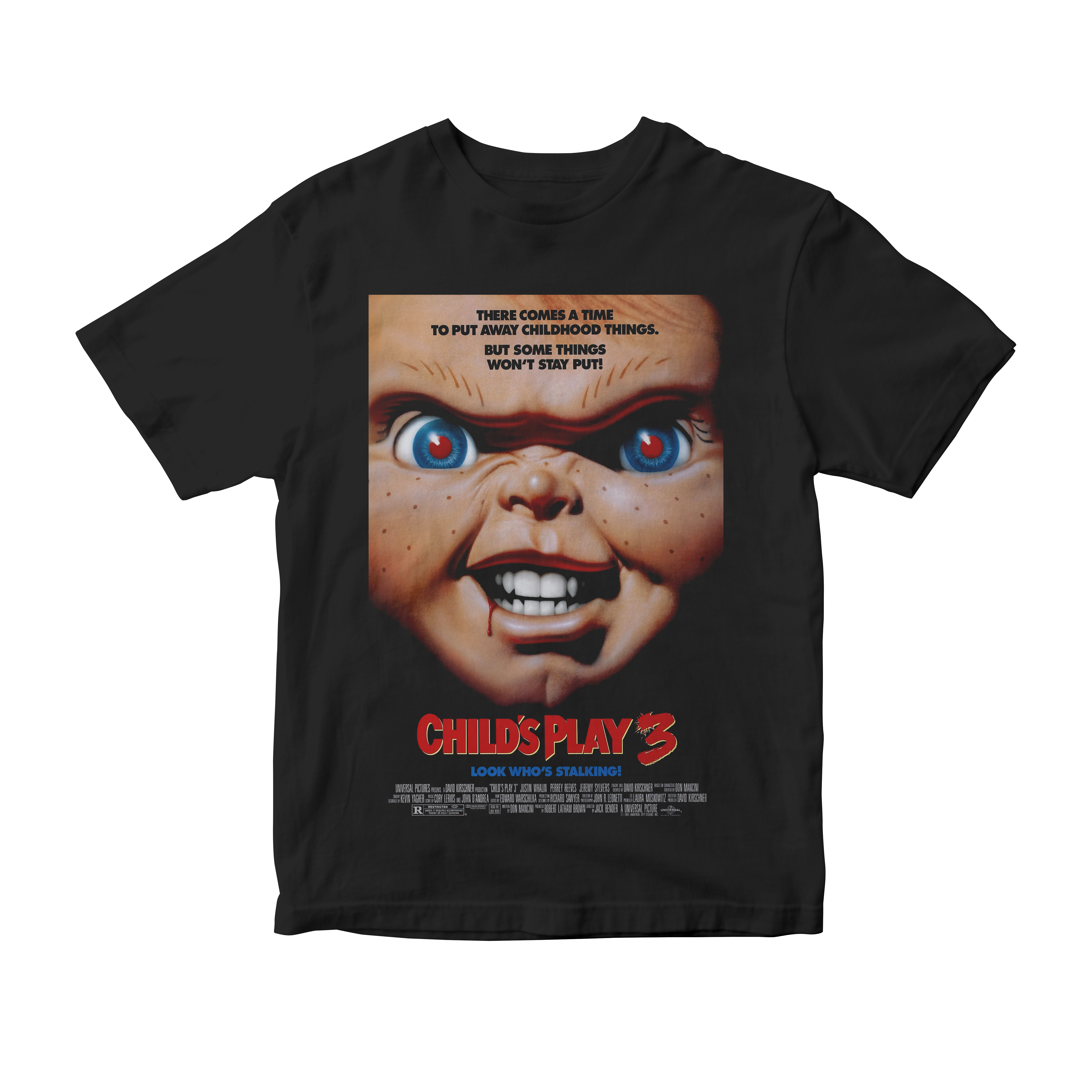 Nome do produto: Camiseta Child\'s Play 3 - Brinquedo Assassino 3 (Chucky)