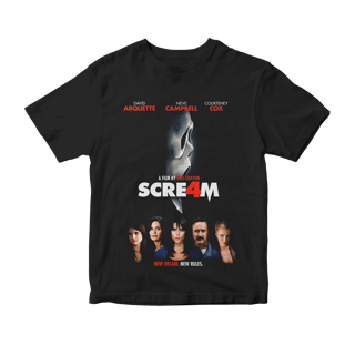 Camiseta Scream/Pânico 4