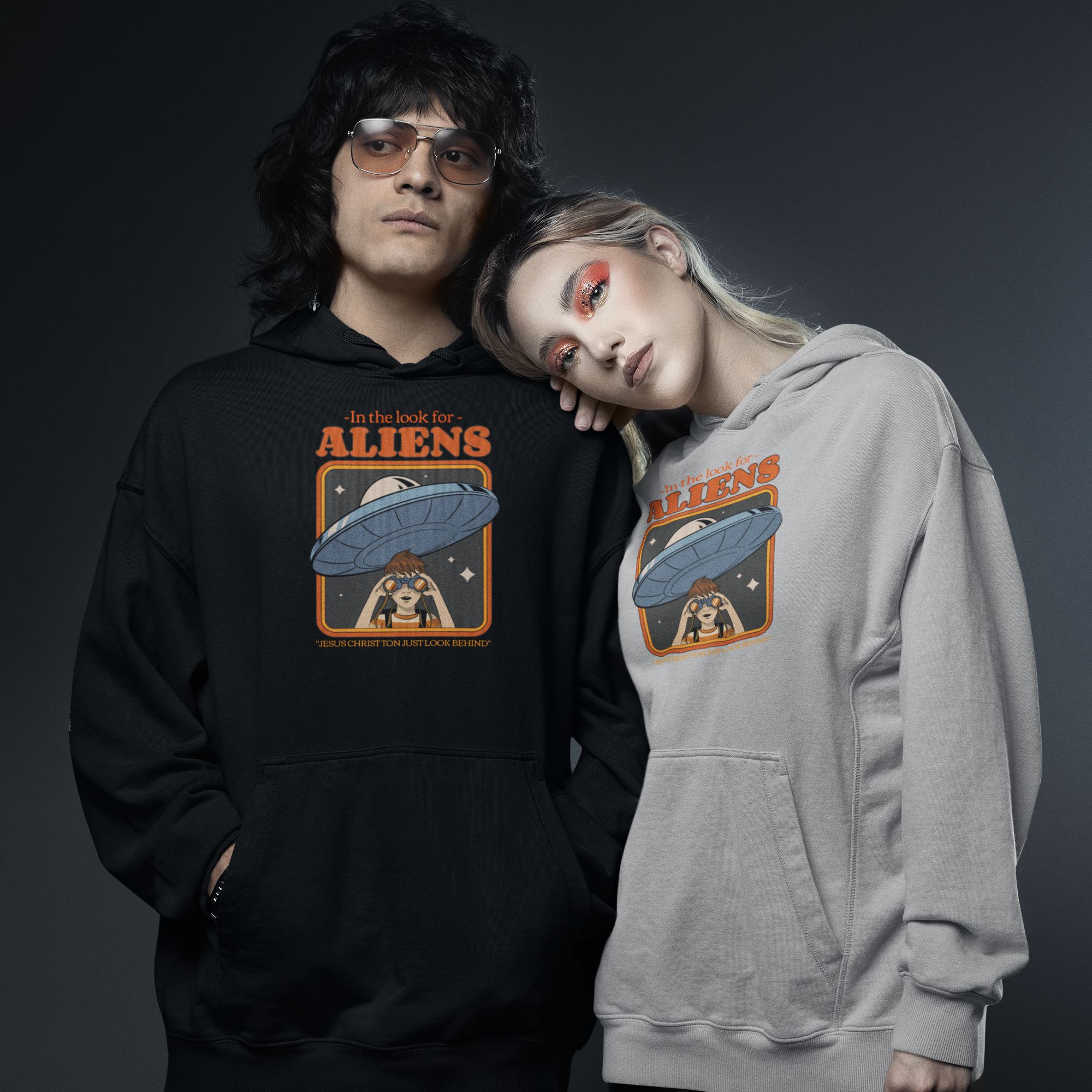 Nome do produto: Aliens | Moletom Canguru