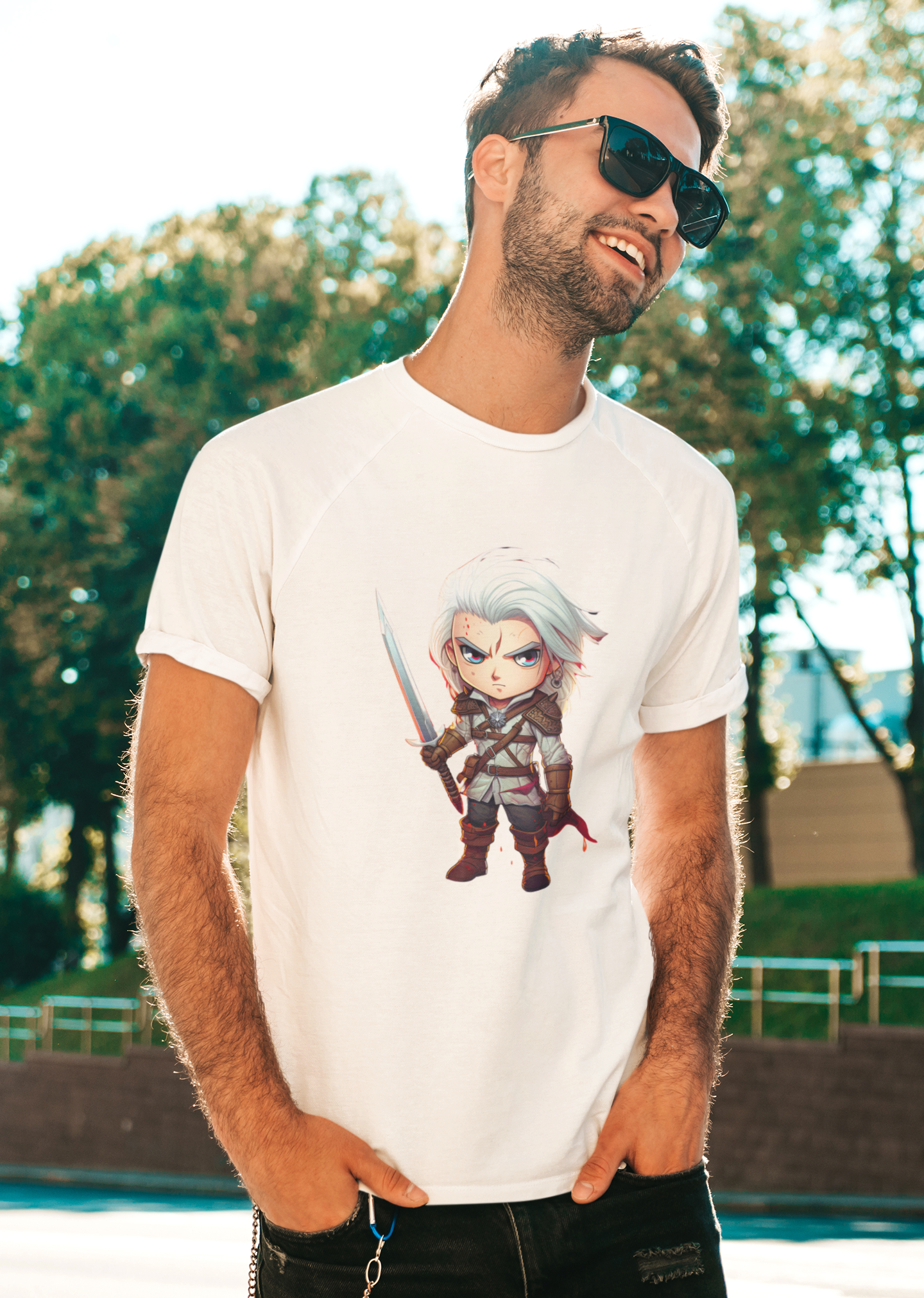 Nome do produto: CAMISETA ESPADACHIM CHIQUE