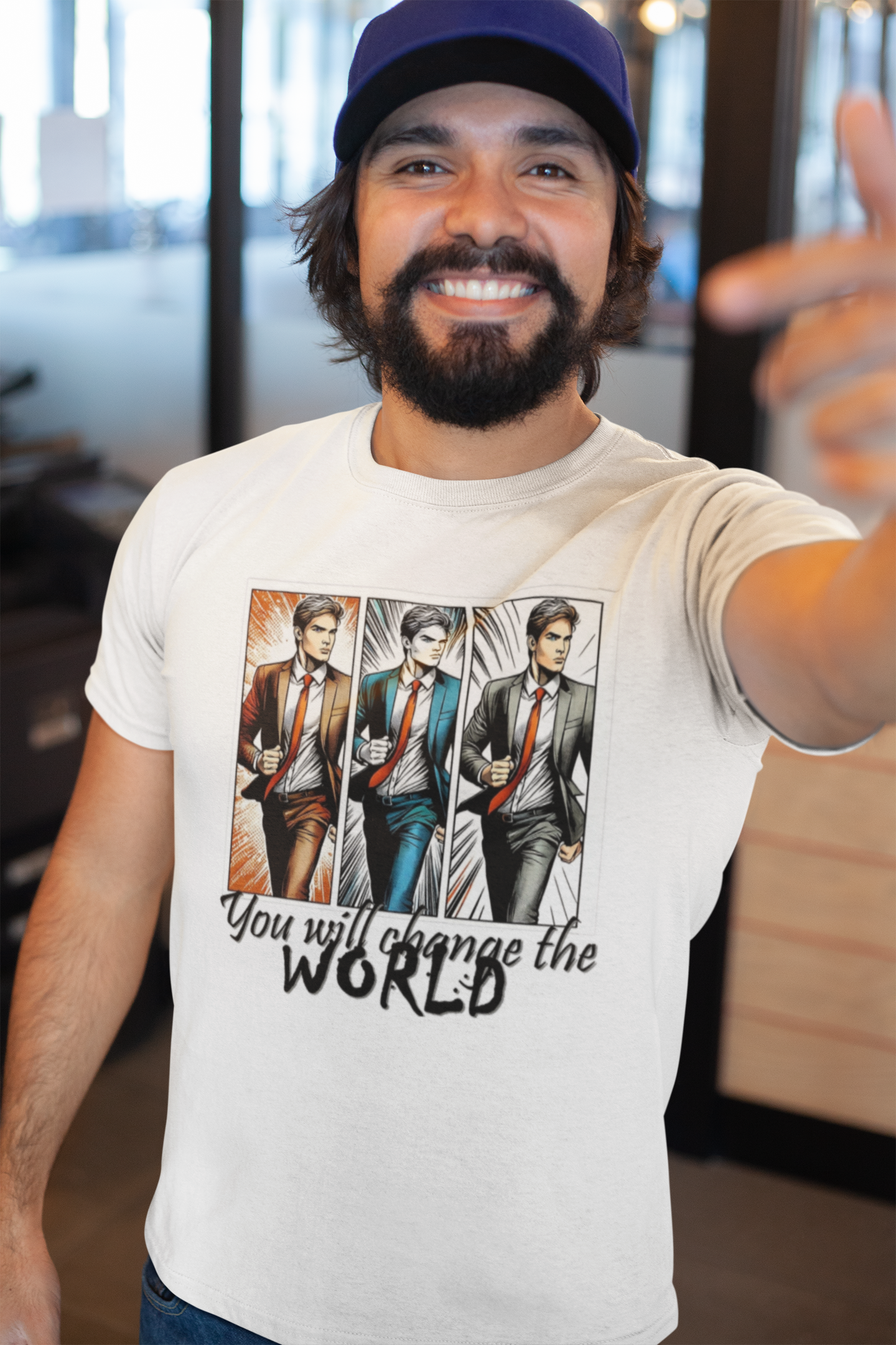 Nome do produto: Camiseta Você vai mudar o MUNDO