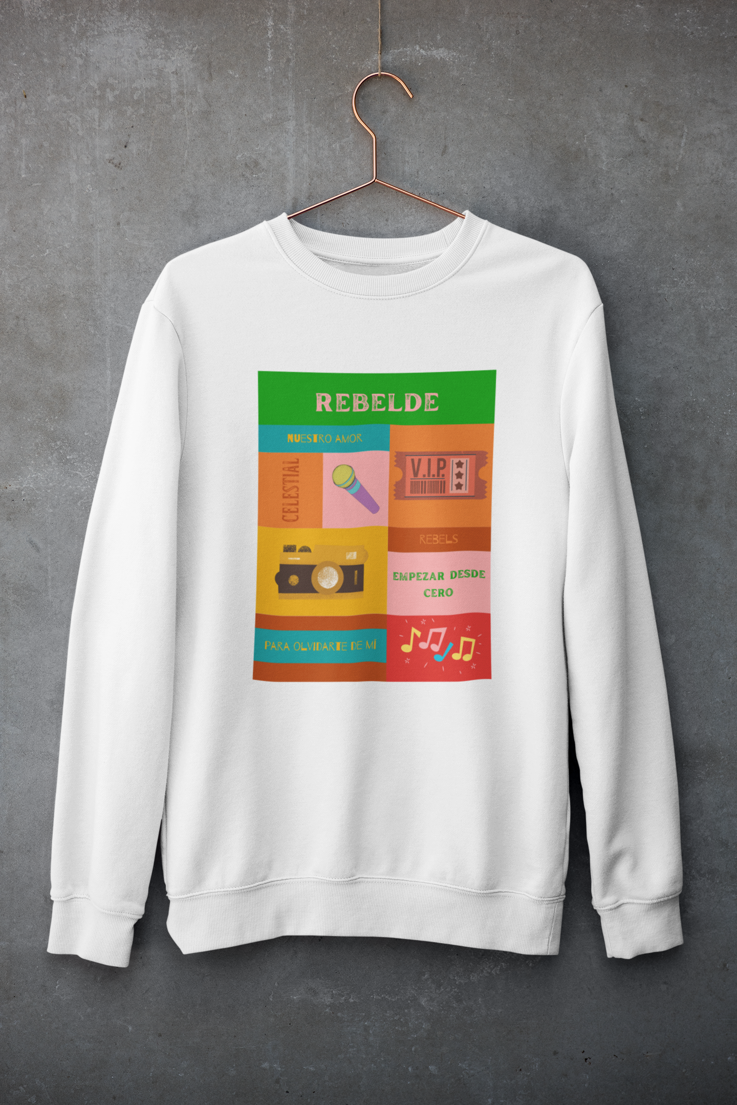 Nome do produto: RBD MOLETOM - Álbuns