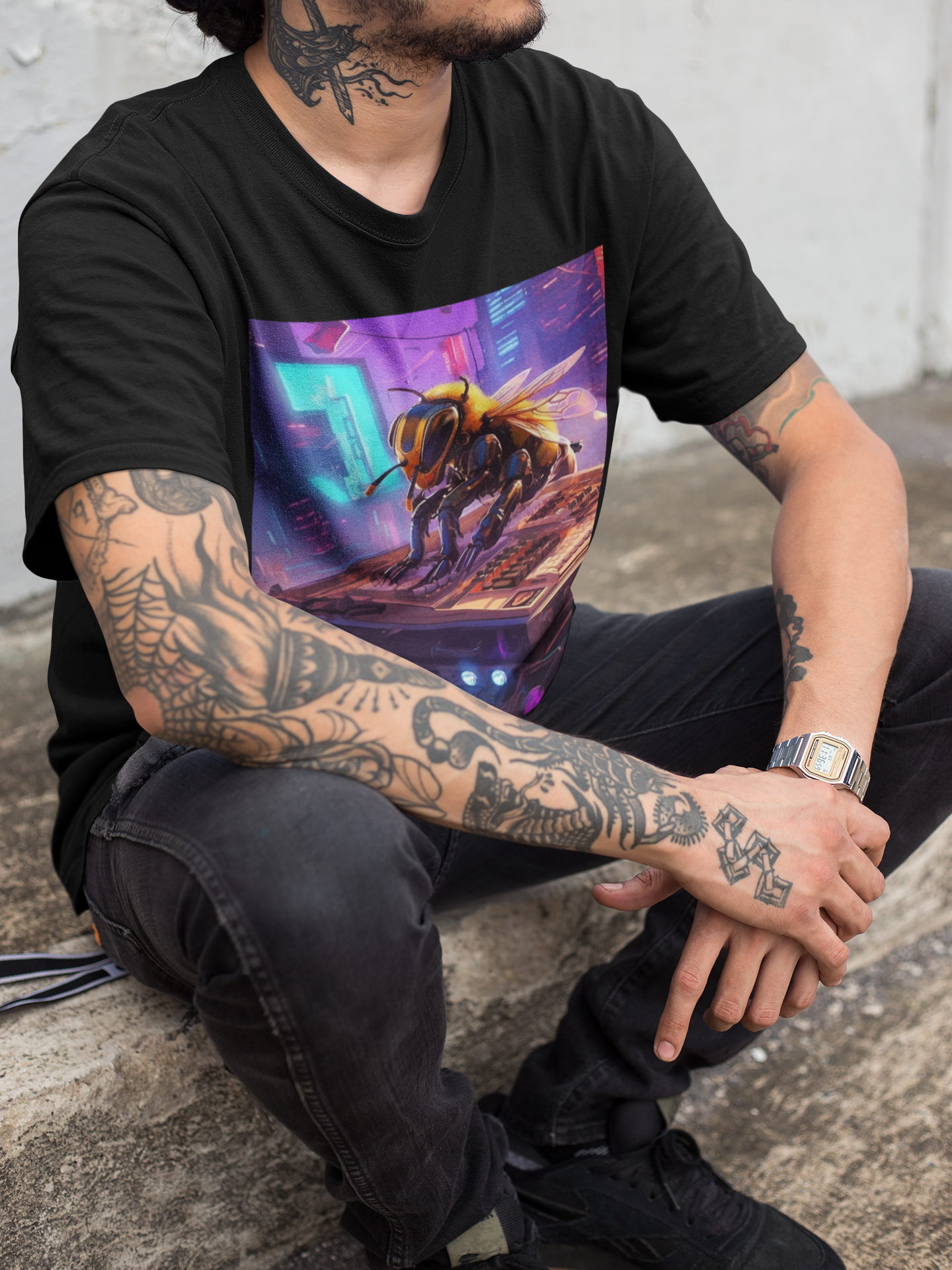 Nome do produto: Camiseta Cybee Punk - Mix Bee