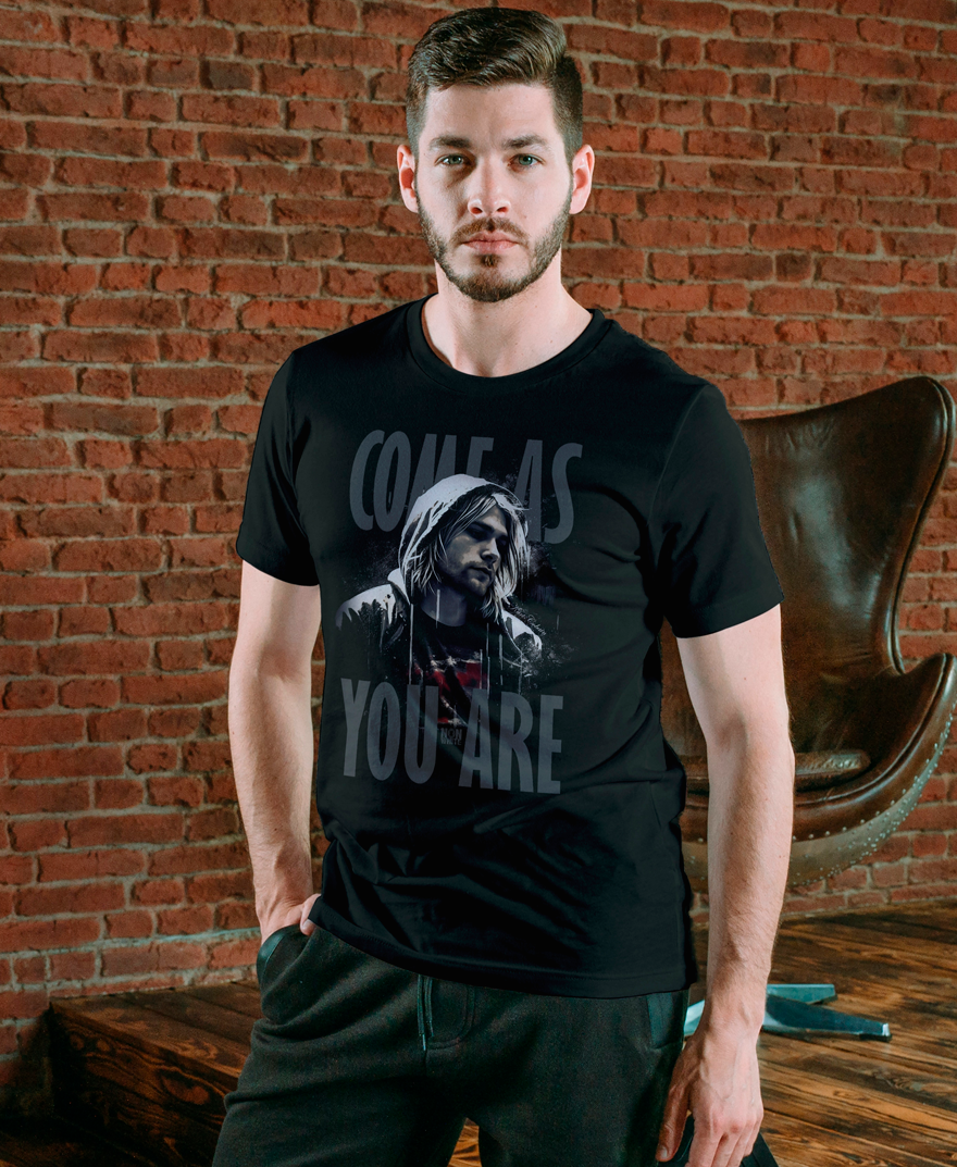 Nome do produto: 23CR004 - Kurt Cobain - Nirvana