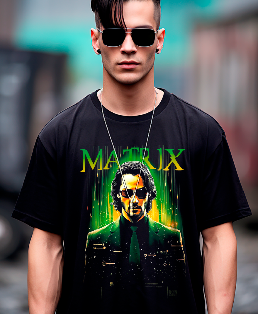 Nome do produto: 24FS014- Keanu Reeves Matrix