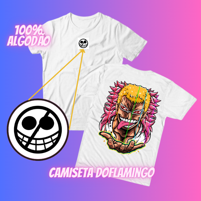 Nome do produto: Camiseta DOFLAMINGO