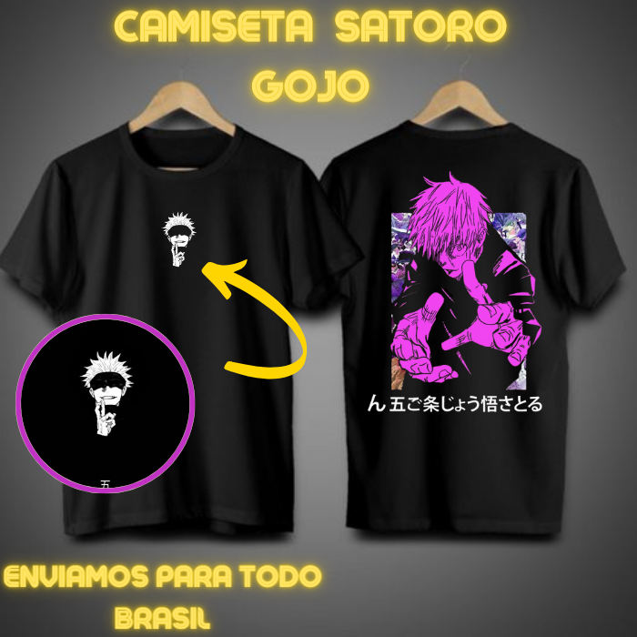 Nome do produto: Camiseta Satoro Gojo