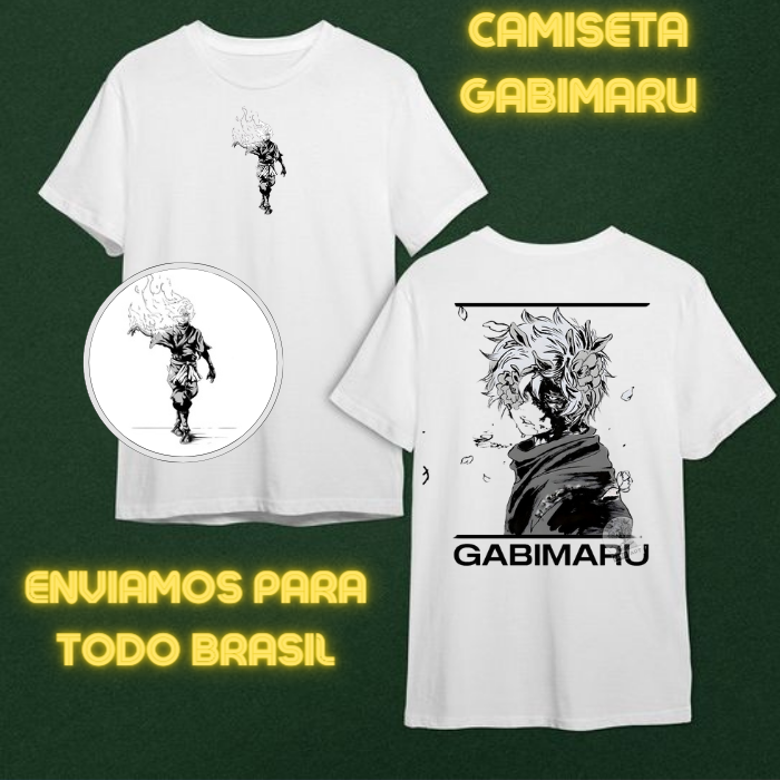 Nome do produto: Camiseta Gabimaru
