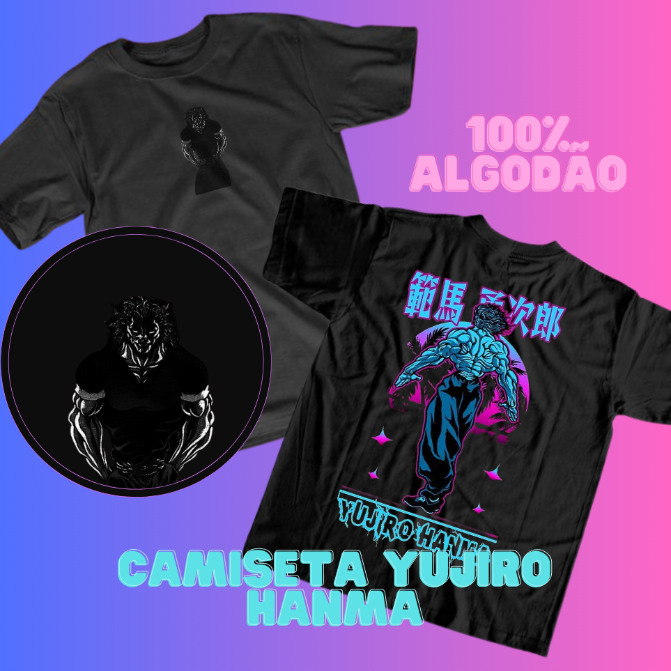 Nome do produto: Camiseta Yujiro Hanma