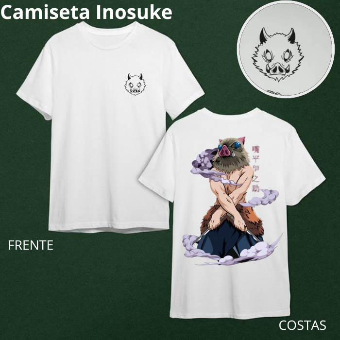 Nome do produto: Camiseta Inosuke