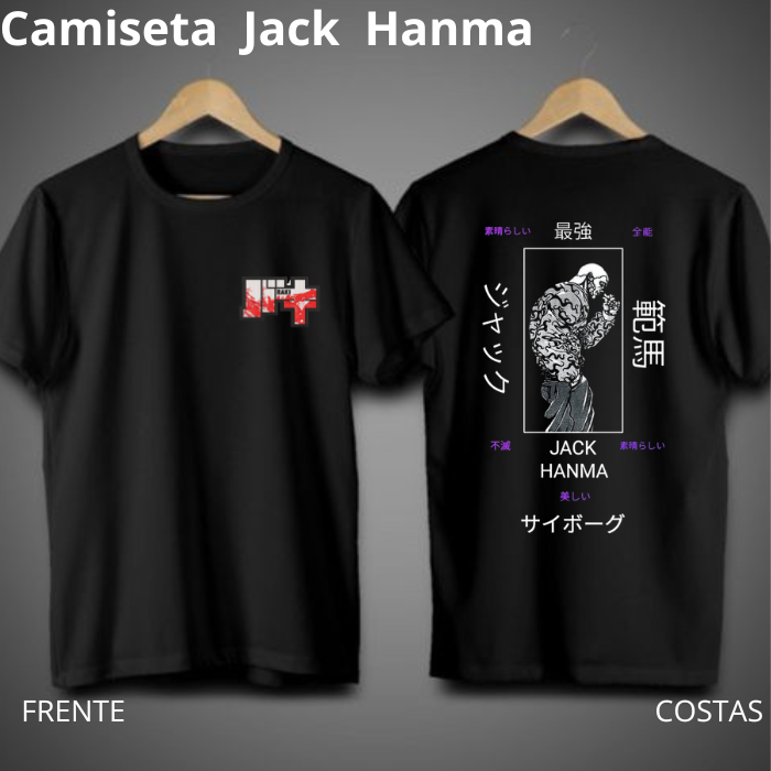 Nome do produto: Camiseta Jack Hanma