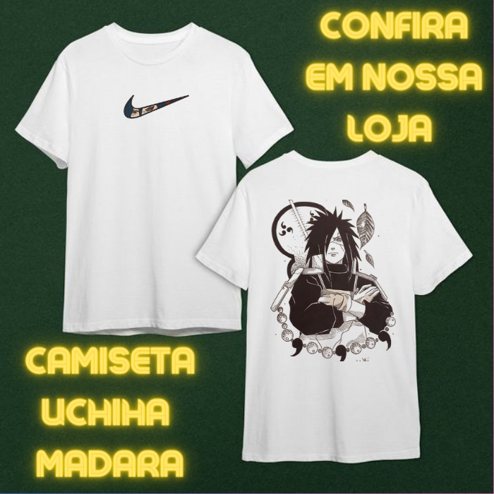 Nome do produto: Camiseta Uchiha Madara 