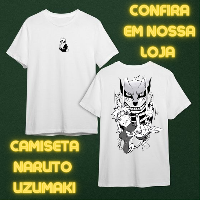 Nome do produto: Camiseta Naruto 